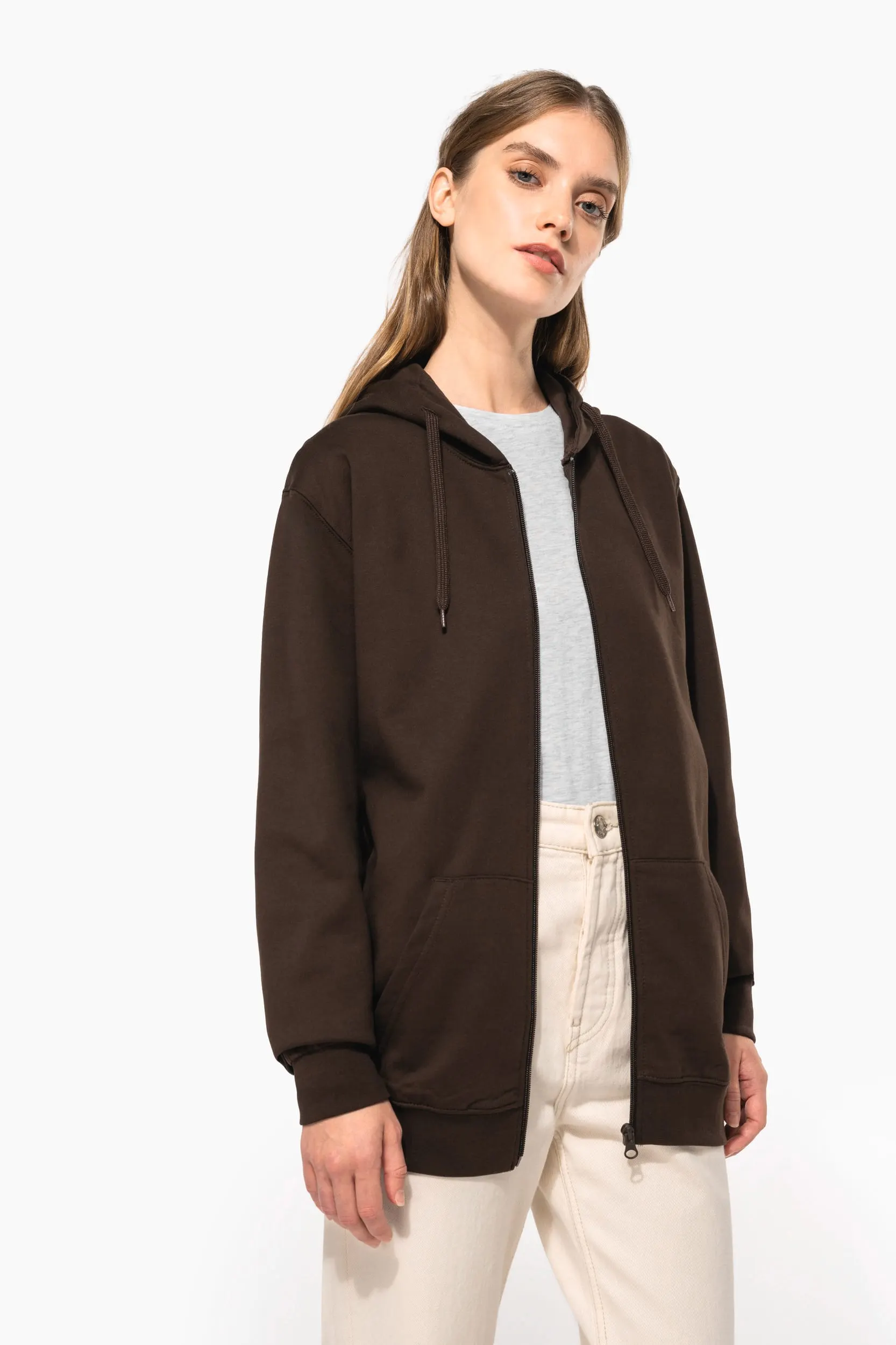 Sudadera capucha y cremallera unisex