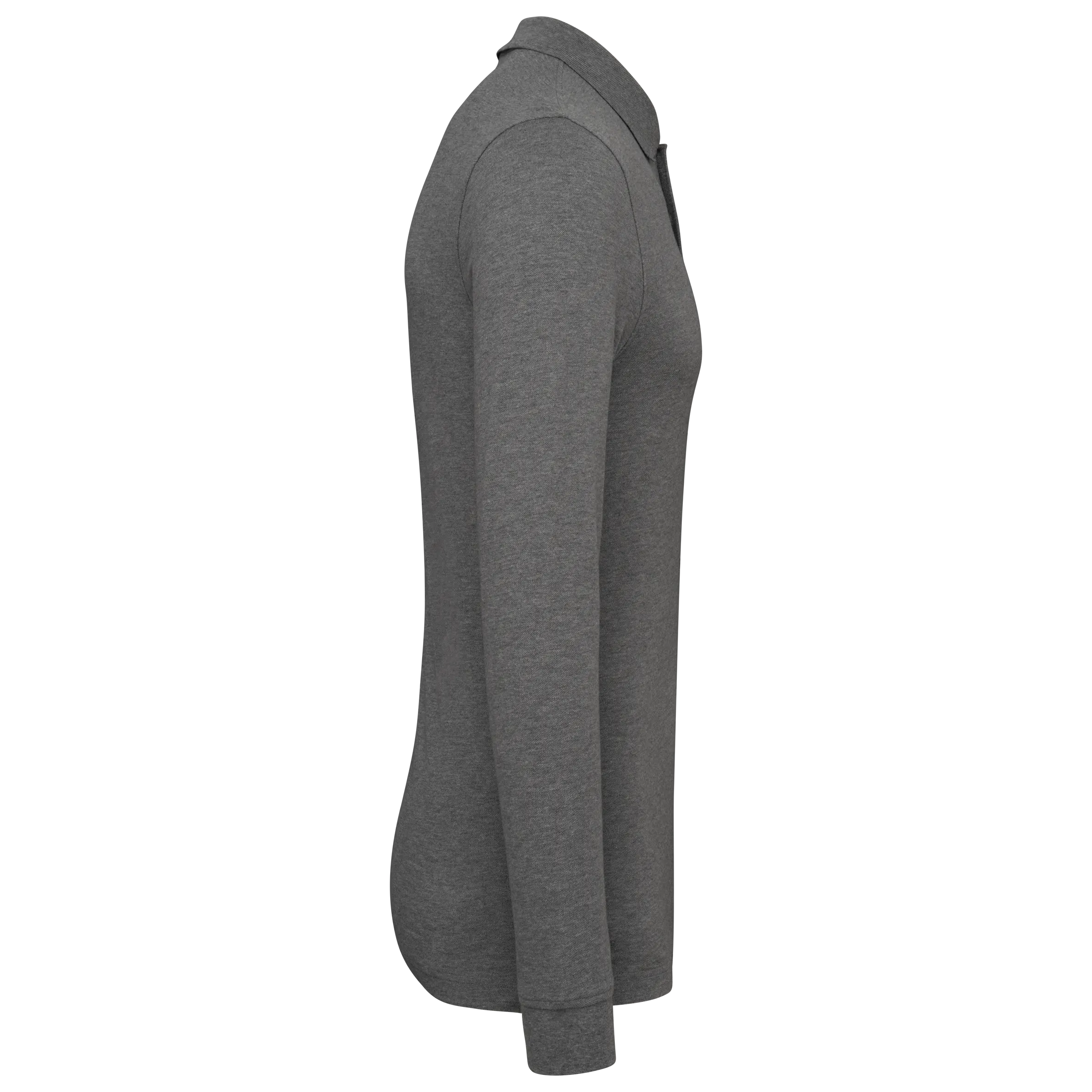 Polo de punto piqué manga larga Bio180 hombre