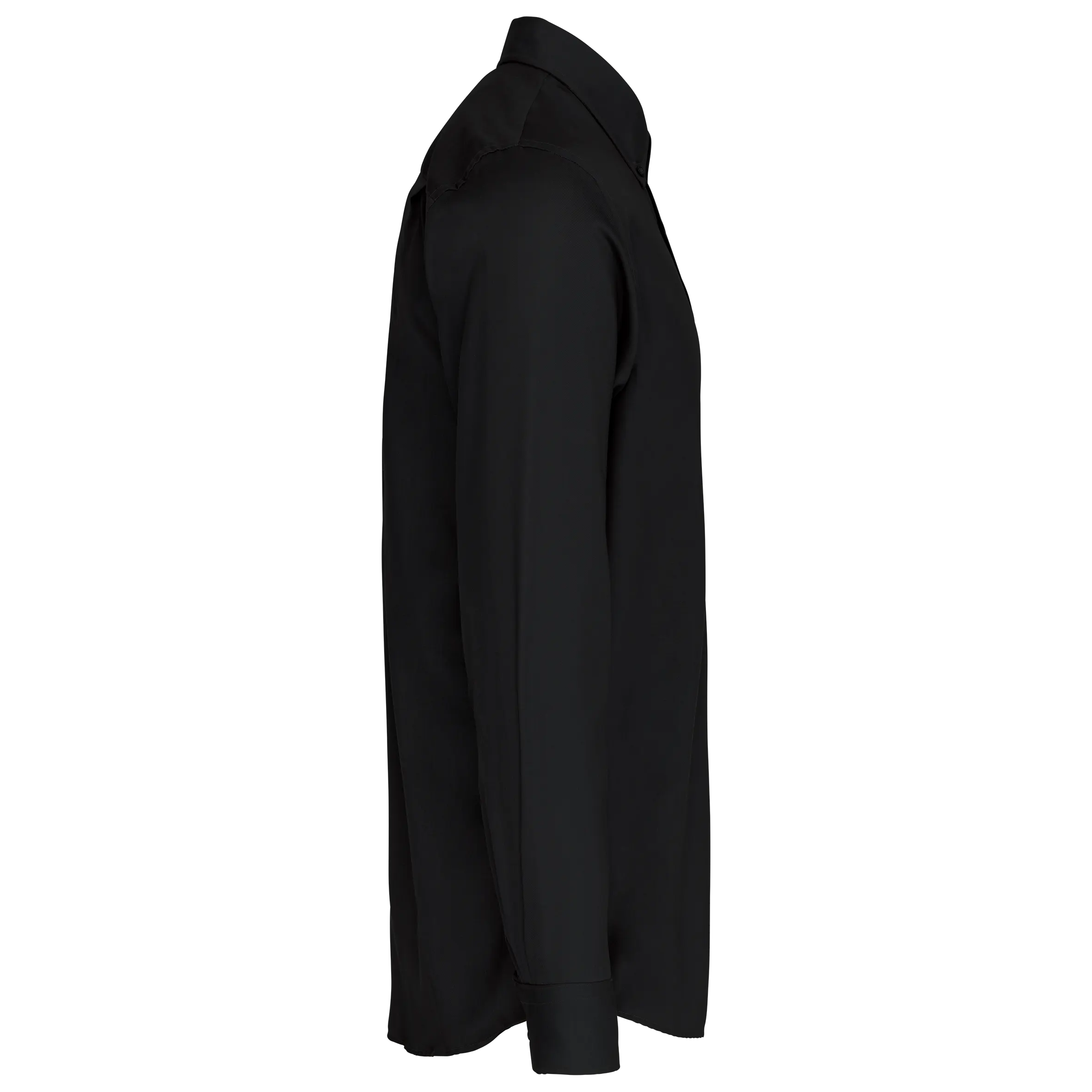 Camisa no-plancha manga larga hombre