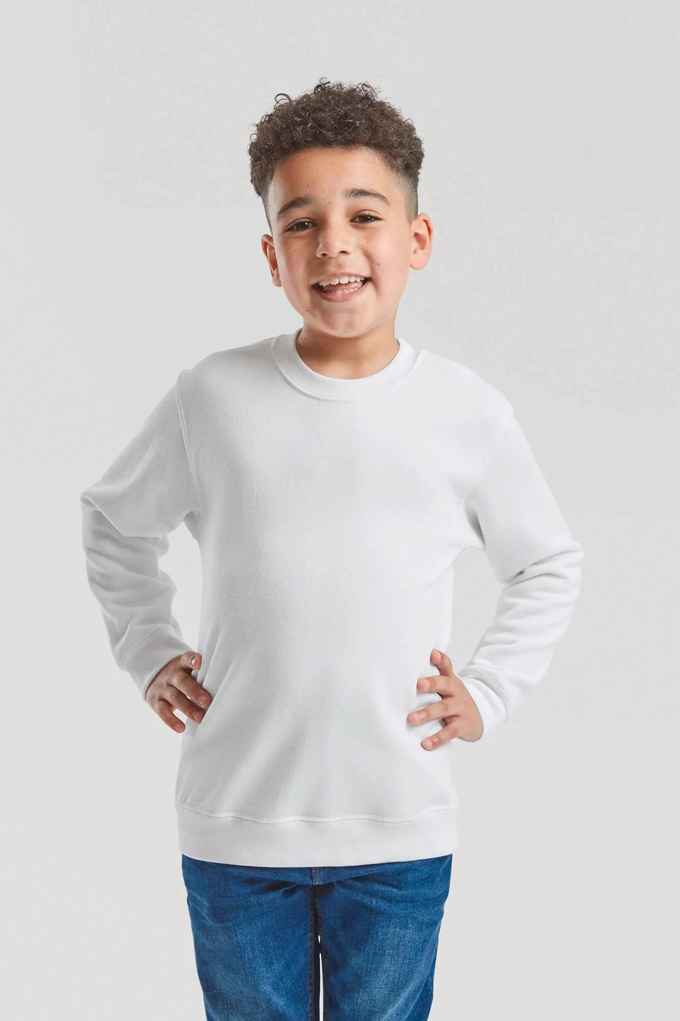 Sudadera Classic cuello redondo niños (62-041-0)
