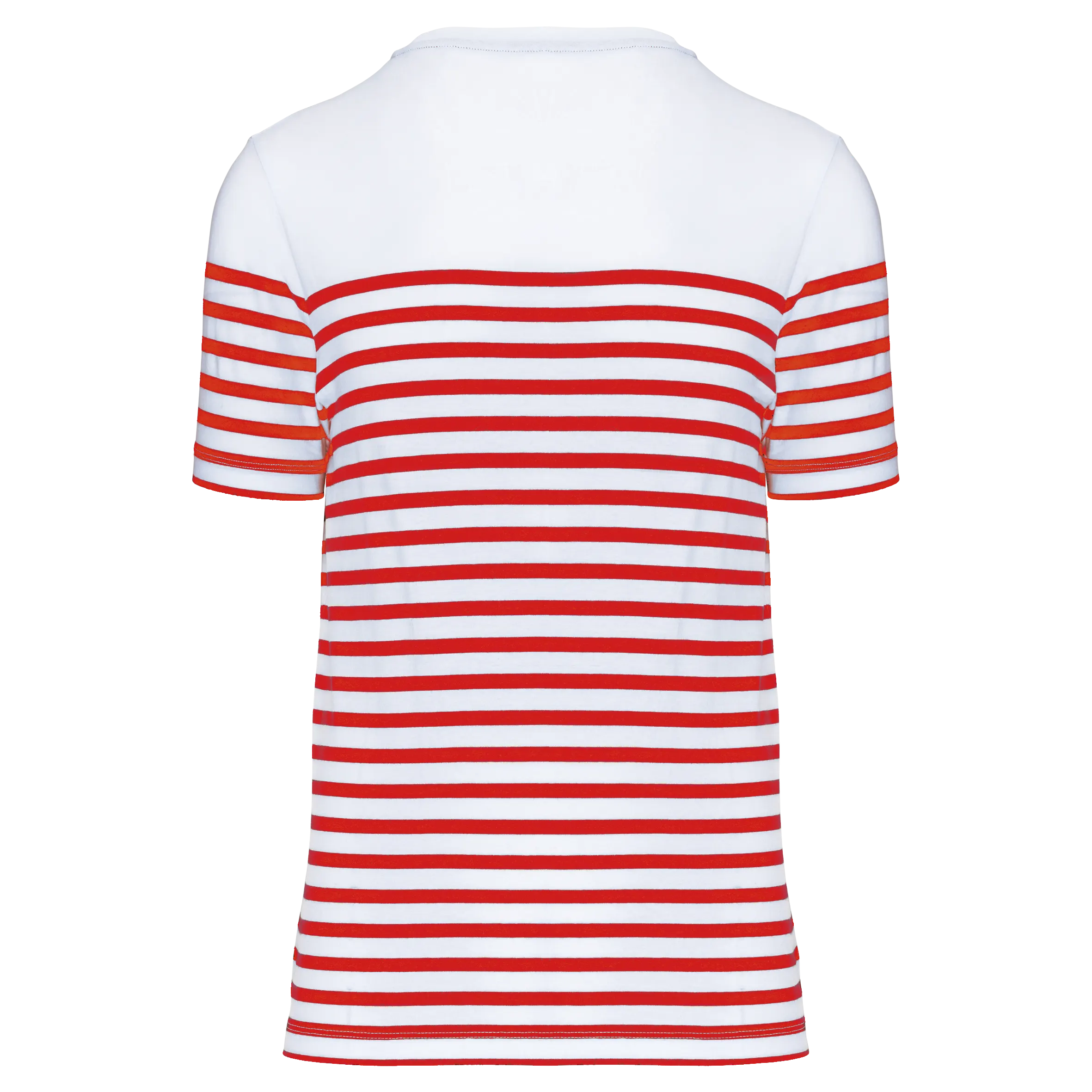 White / Red Stripe