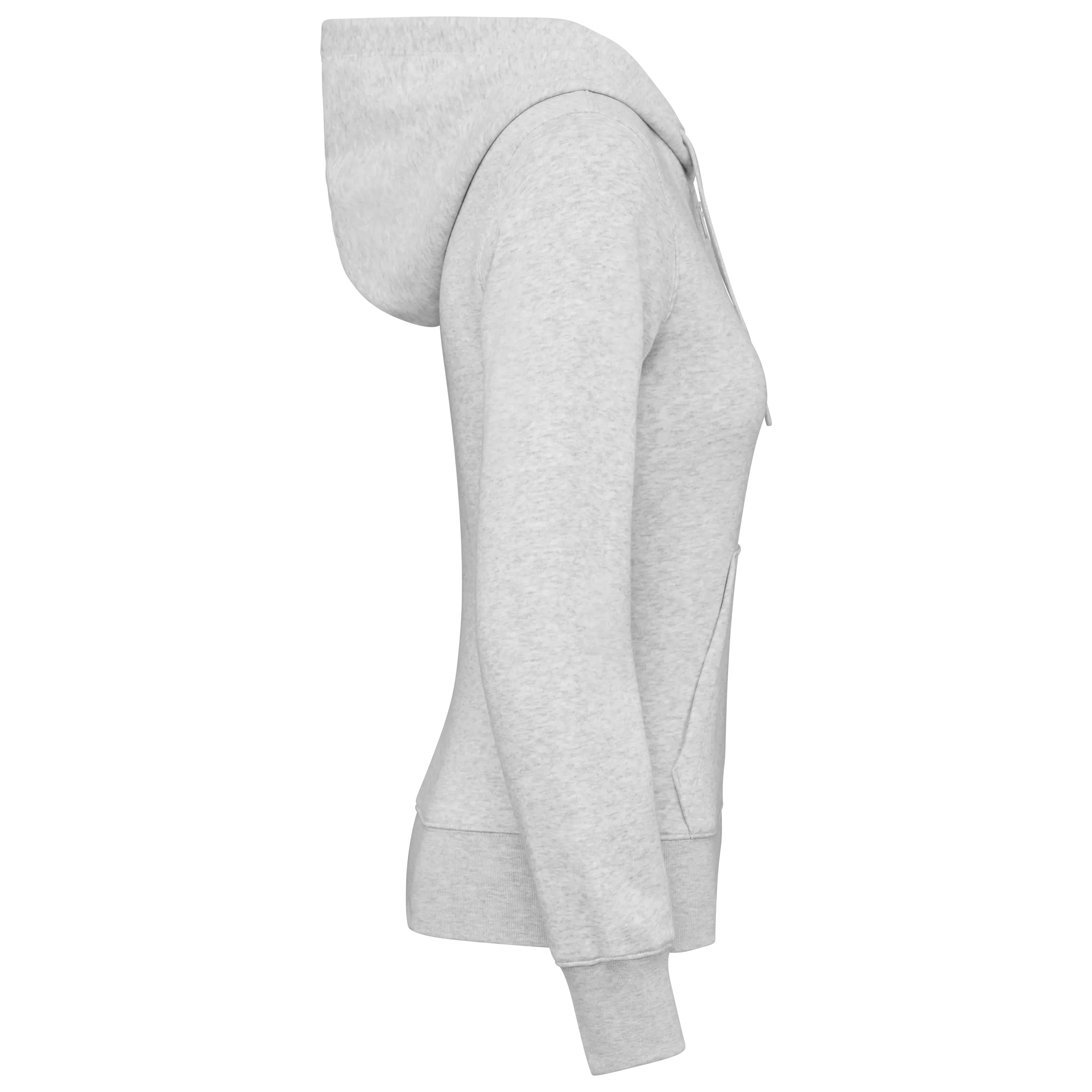 Sudadera con capucha y cremallera ecorresponsable mujer
