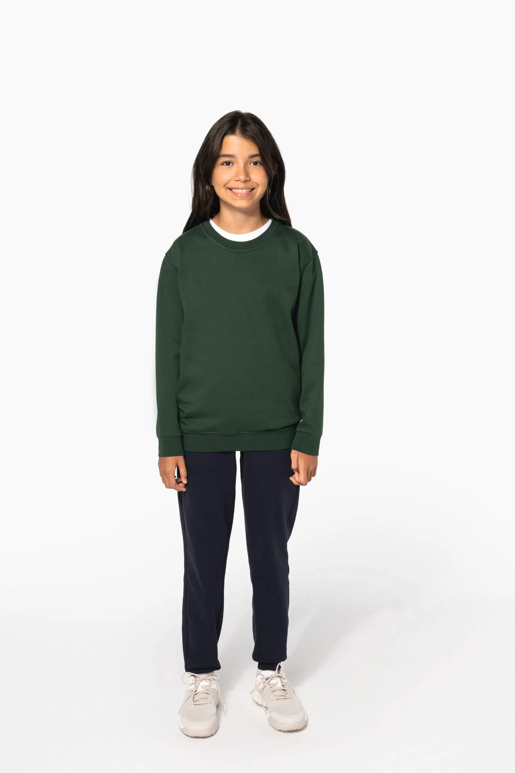 Sudadera cuello redondo infantil