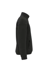 Sudadera de sherpa con 1/4 de cremallera y hombros caídos unisex