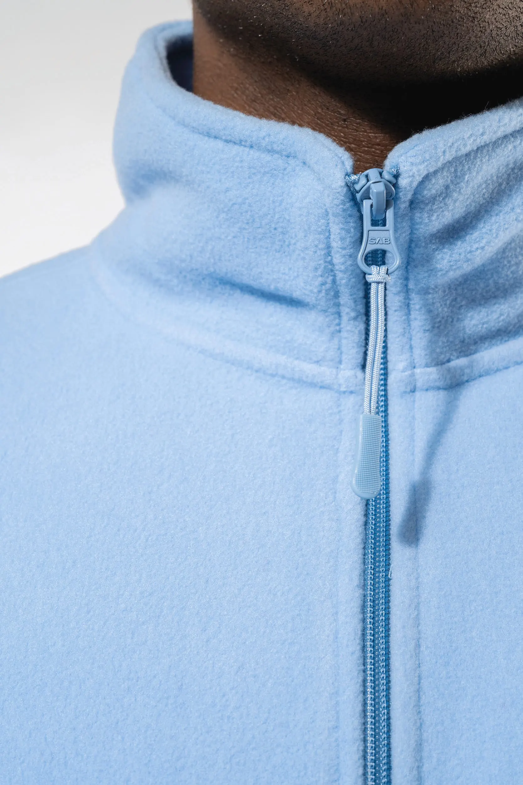 Chaqueta micropolar con cremallera hombre
