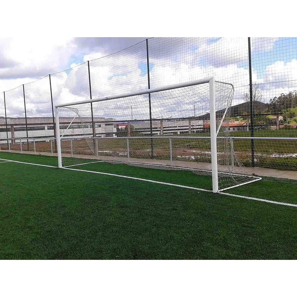 JUEGO DE 2 BASES PORTERÍAS FÚTBOL 11 PARA RECOGIDA DE RED