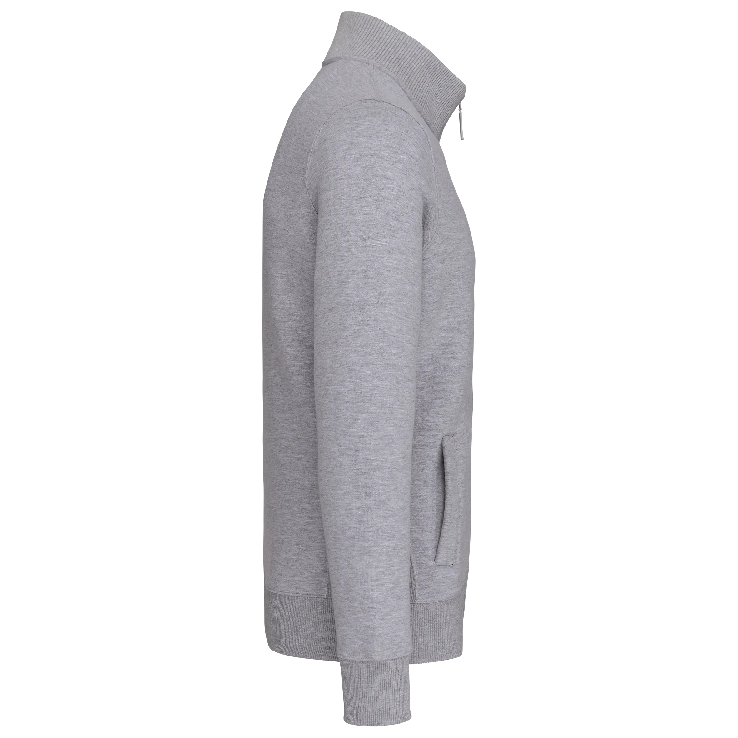 Chaqueta de felpa con cremallera hombre