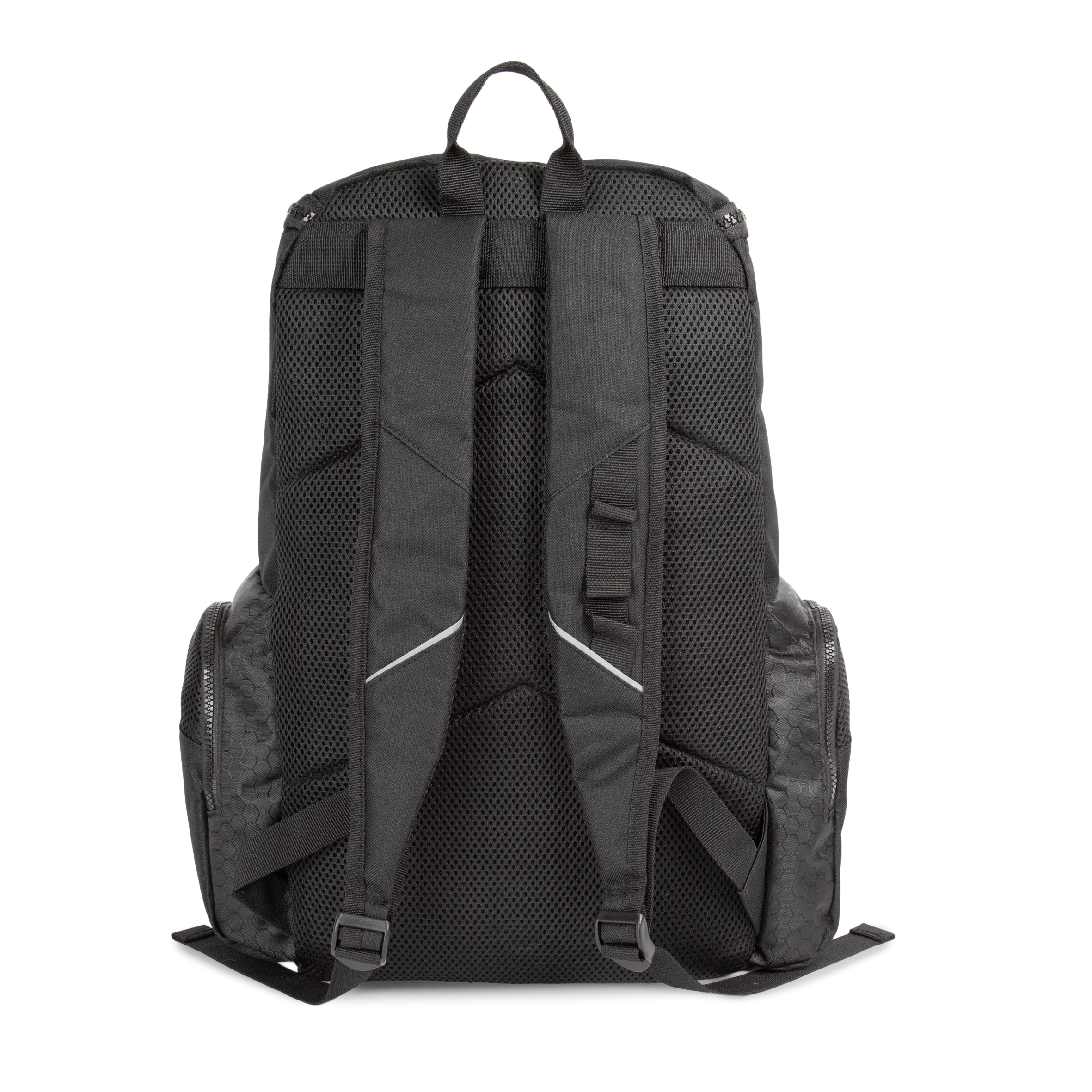 Mochila de deporte con portaobjetos confeccionada en material reciclado