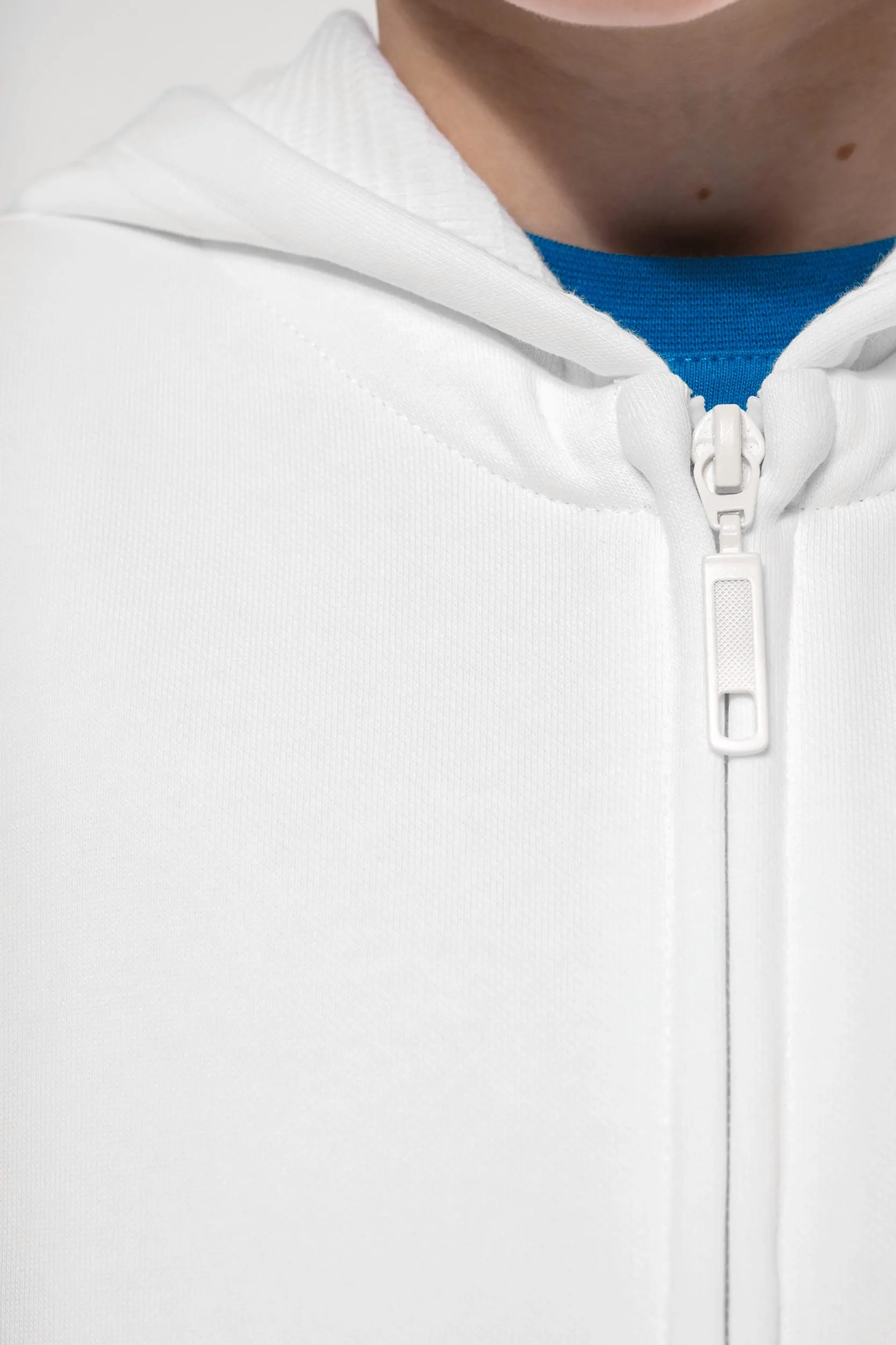 Sudadera capucha y cremallera niños