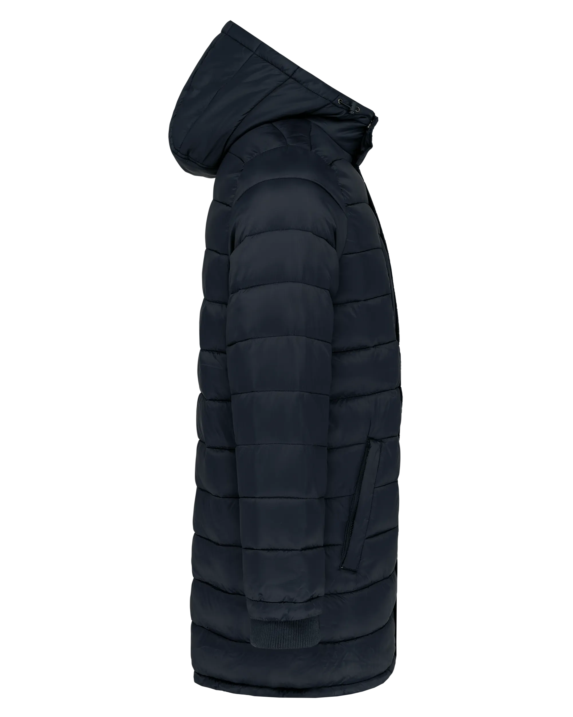 Parka ligera acolchada con capucha para hombre