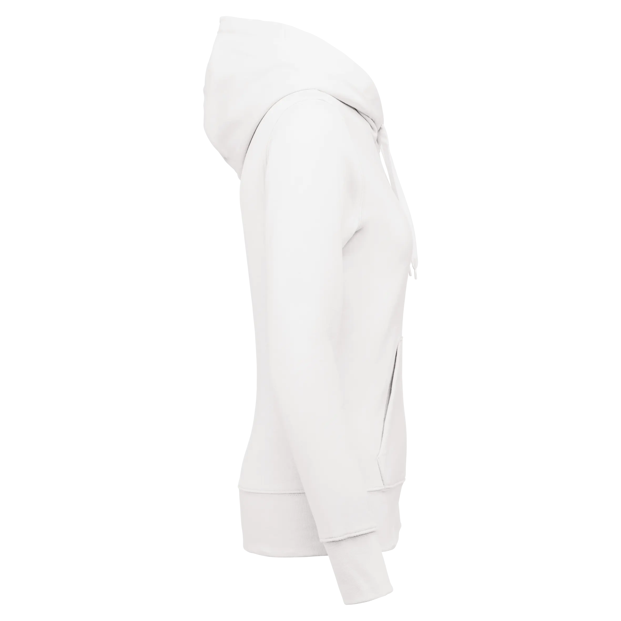 Sudadera con capucha y cremallera ecorresponsable mujer