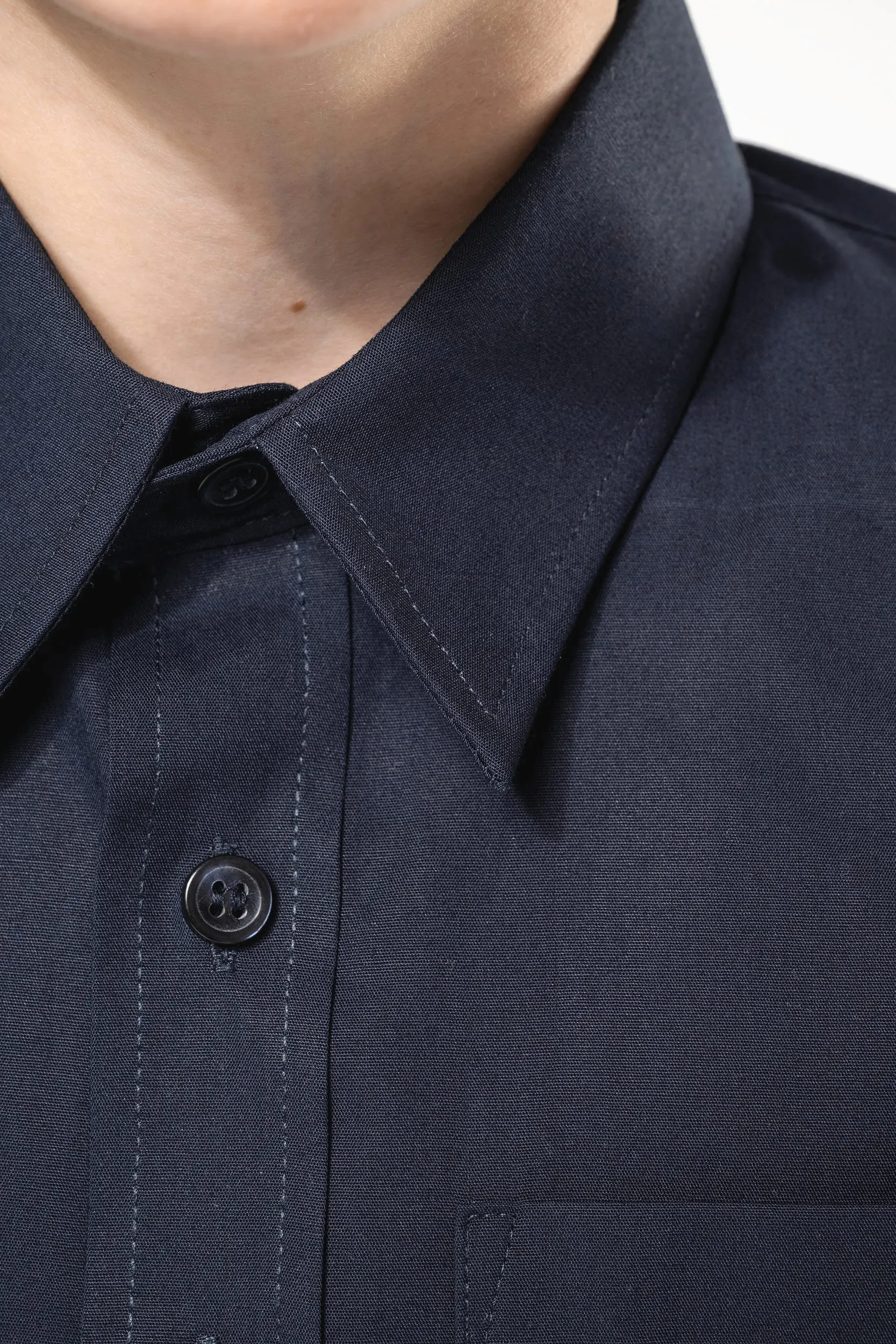 Camisa popelina manga corta niños