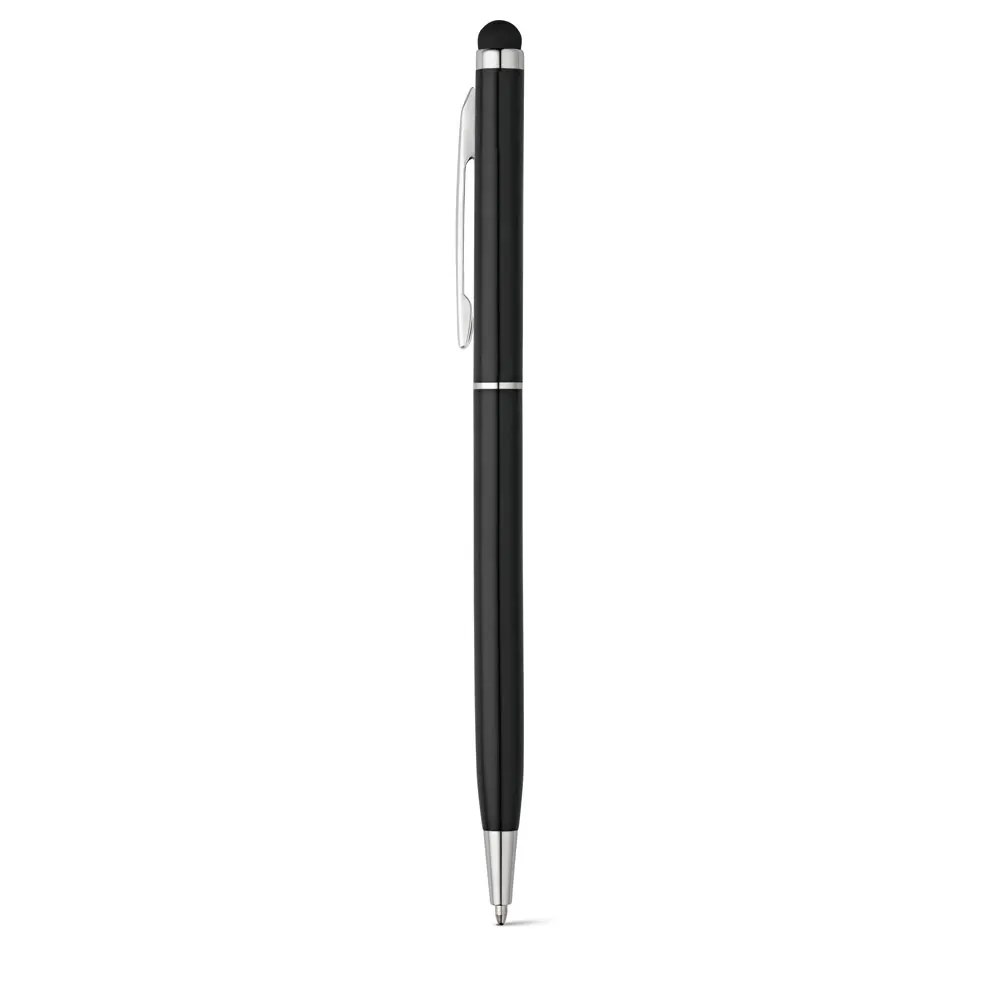 ZOE BK. Bolígrafo de aluminio con punta táctil