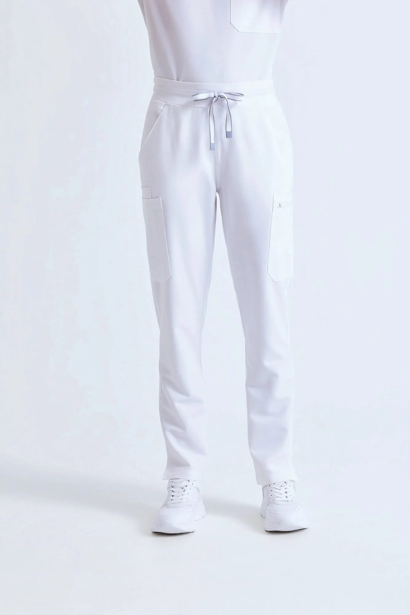 Pantalón tipo cargo elástico mujer