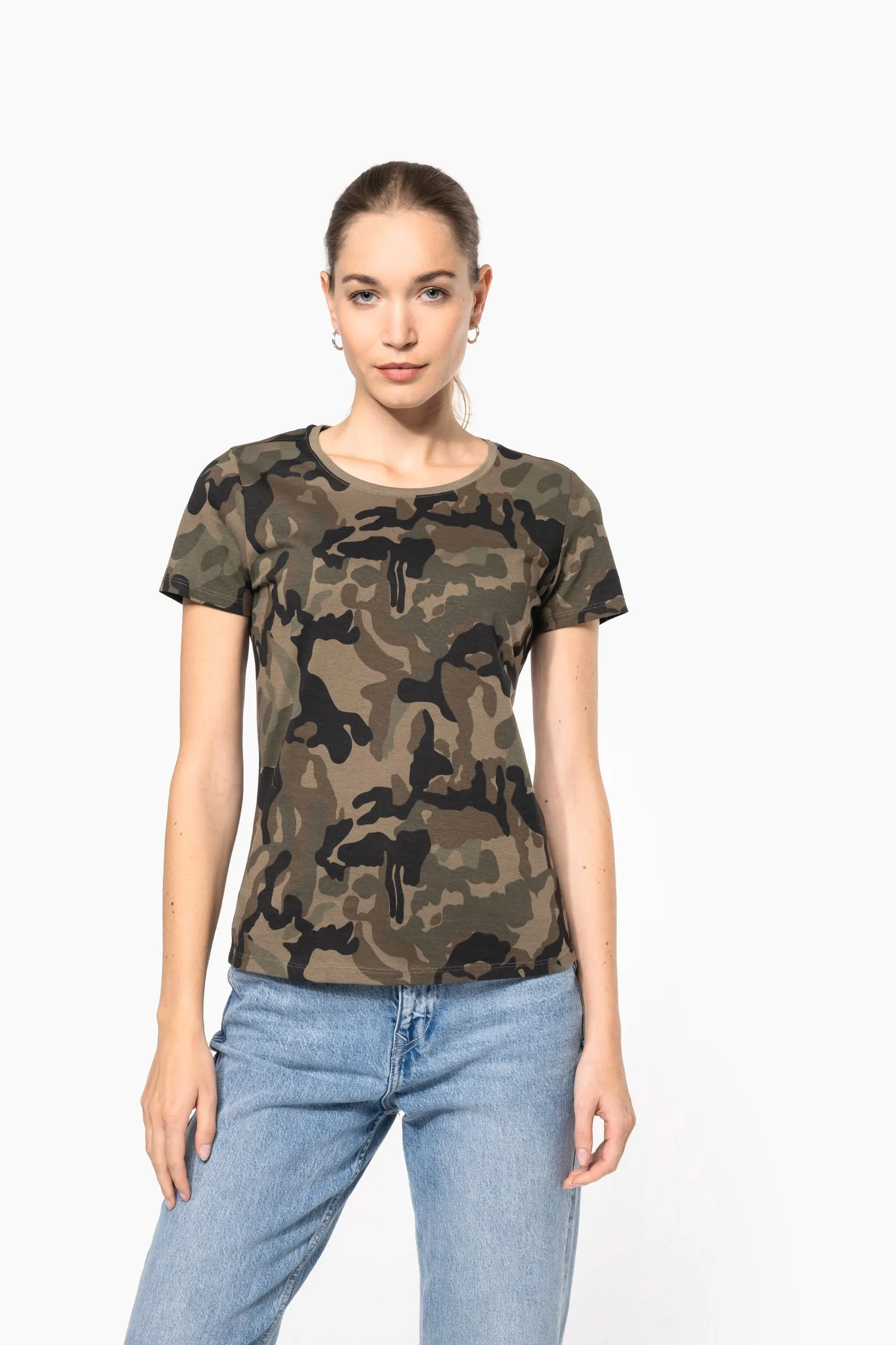 Camiseta camuflaje mujer