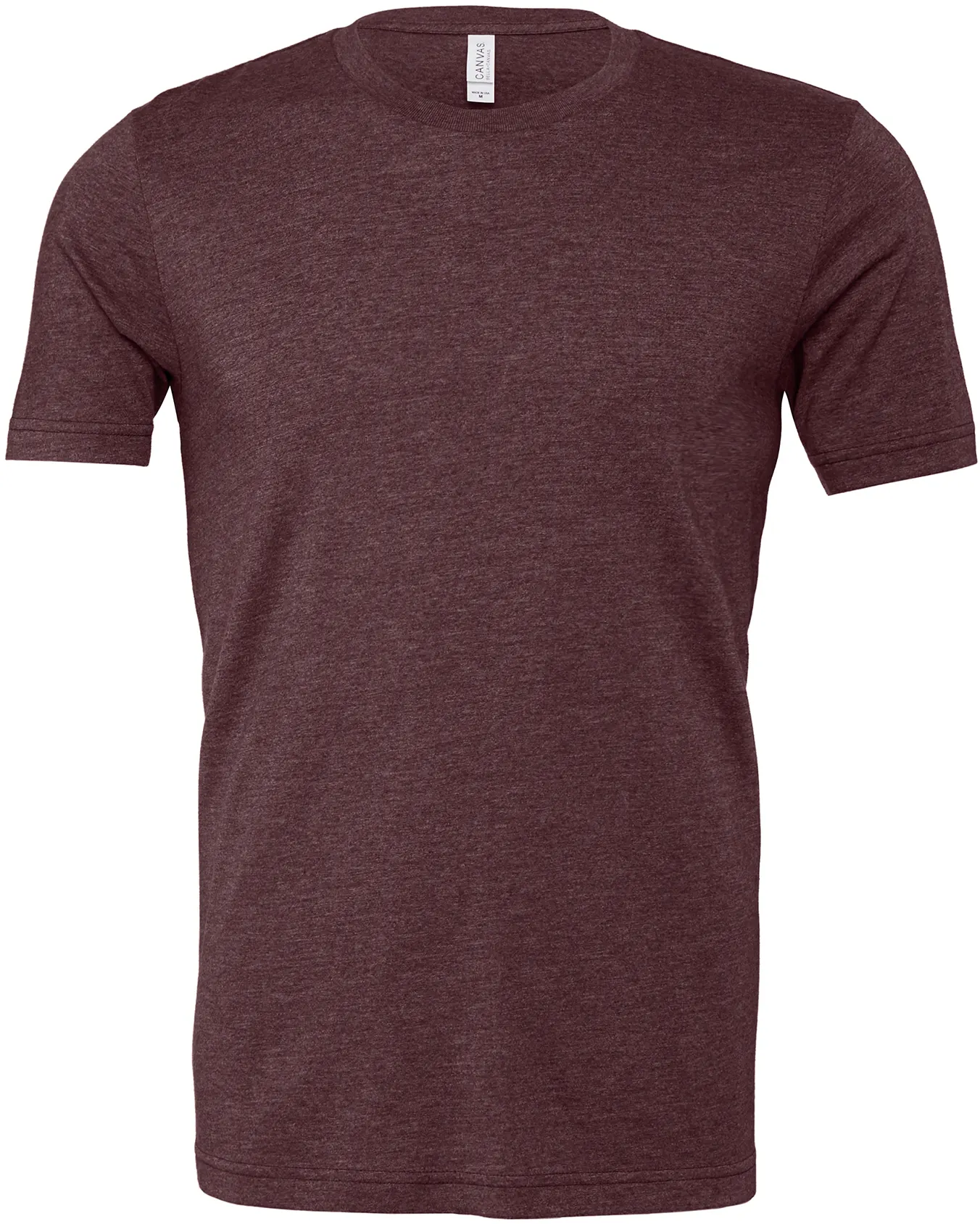 Camiseta cuello redondo hombre Heather