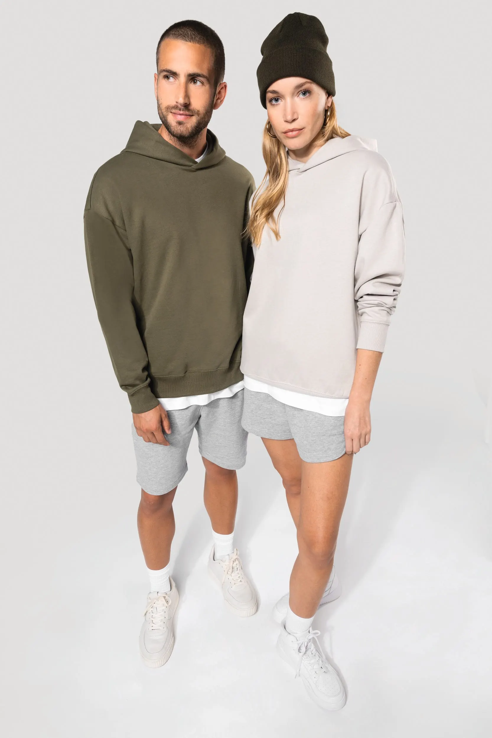 Sudadera de felpa oversize con capucha unisex