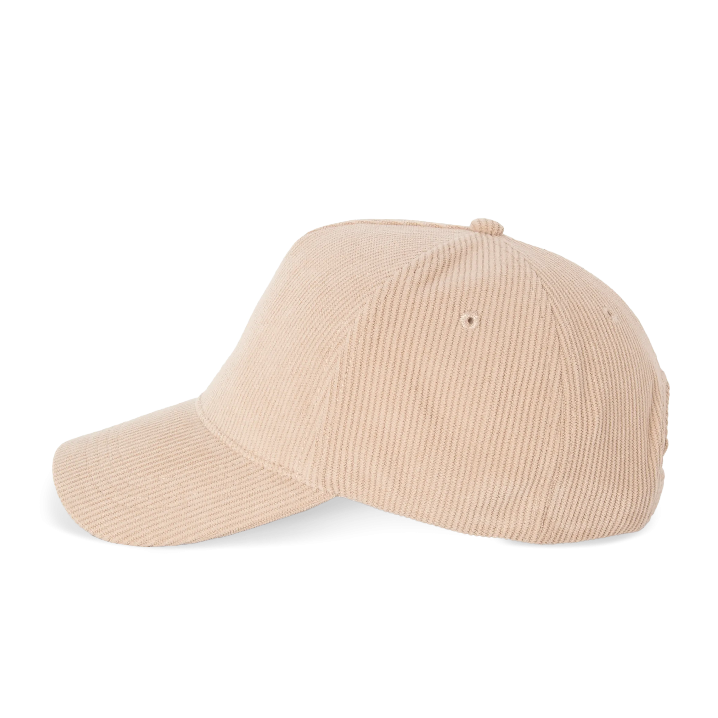Gorra de pana de 5 paneles