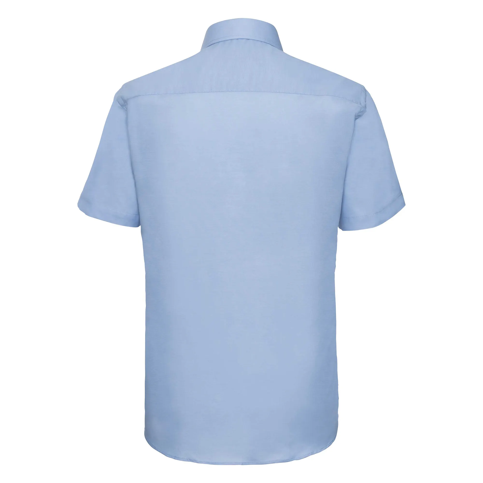 Camisa entallada de hombre de tejido oxford manga corta