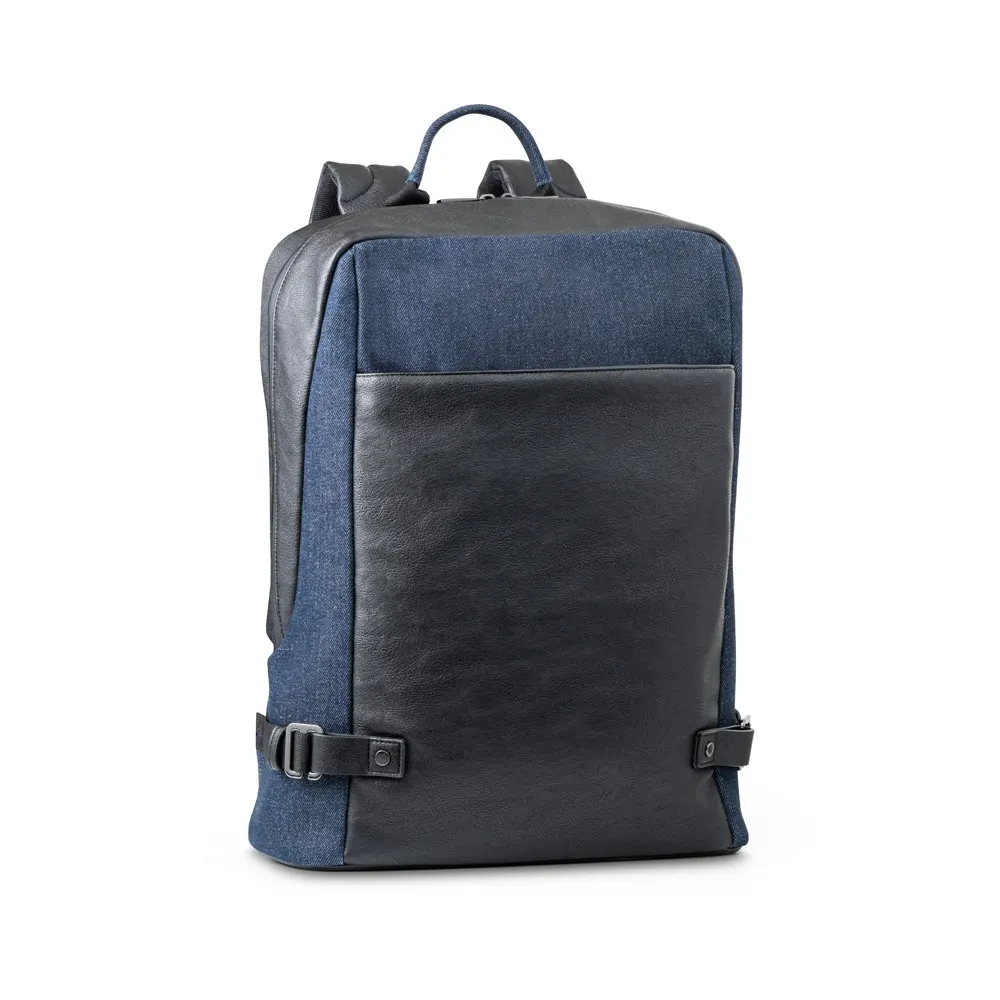 DIVERGENT BACKPACK I. Mochila para portátil de hasta 15.6'' en tejido vaquero y PU