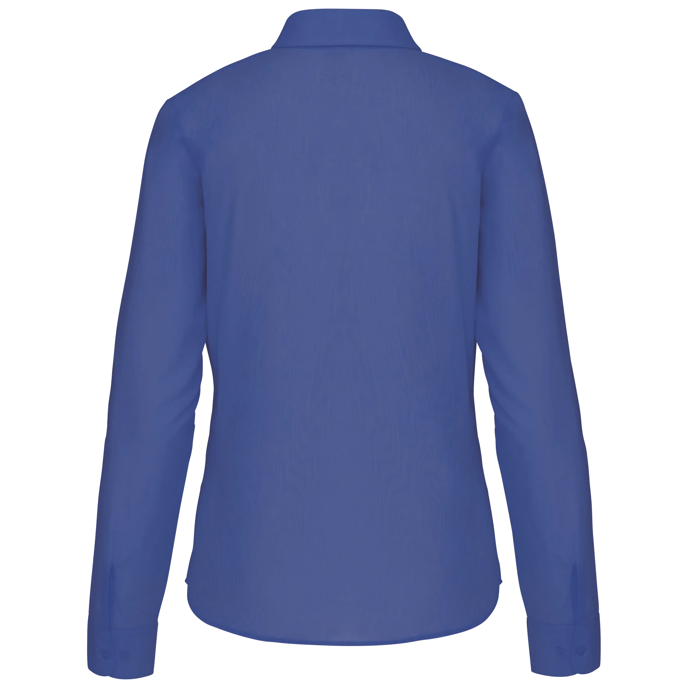 Camisa popelina de polialgodón manga larga mujer