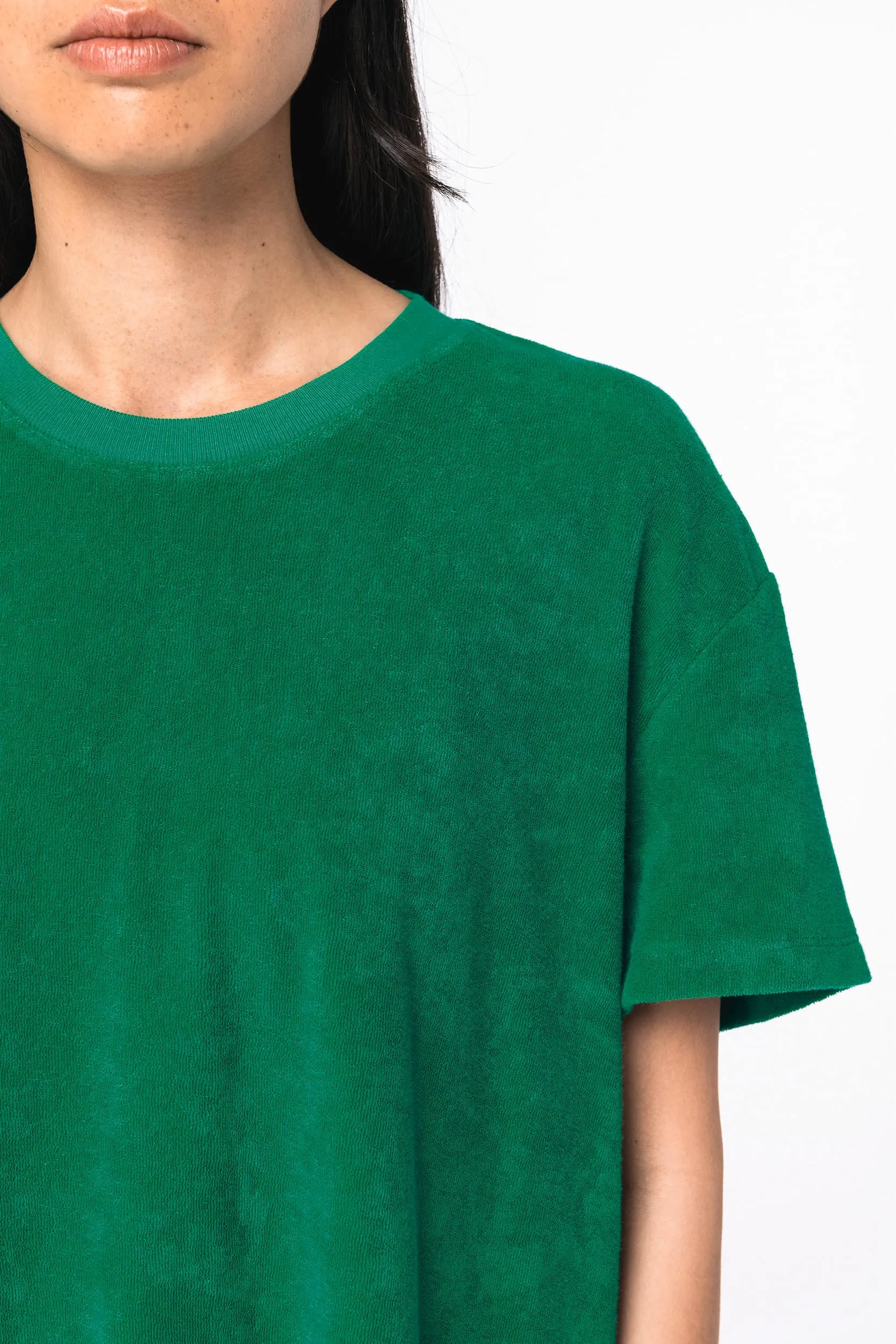 Camiseta ecorresponsable de rizo mujer