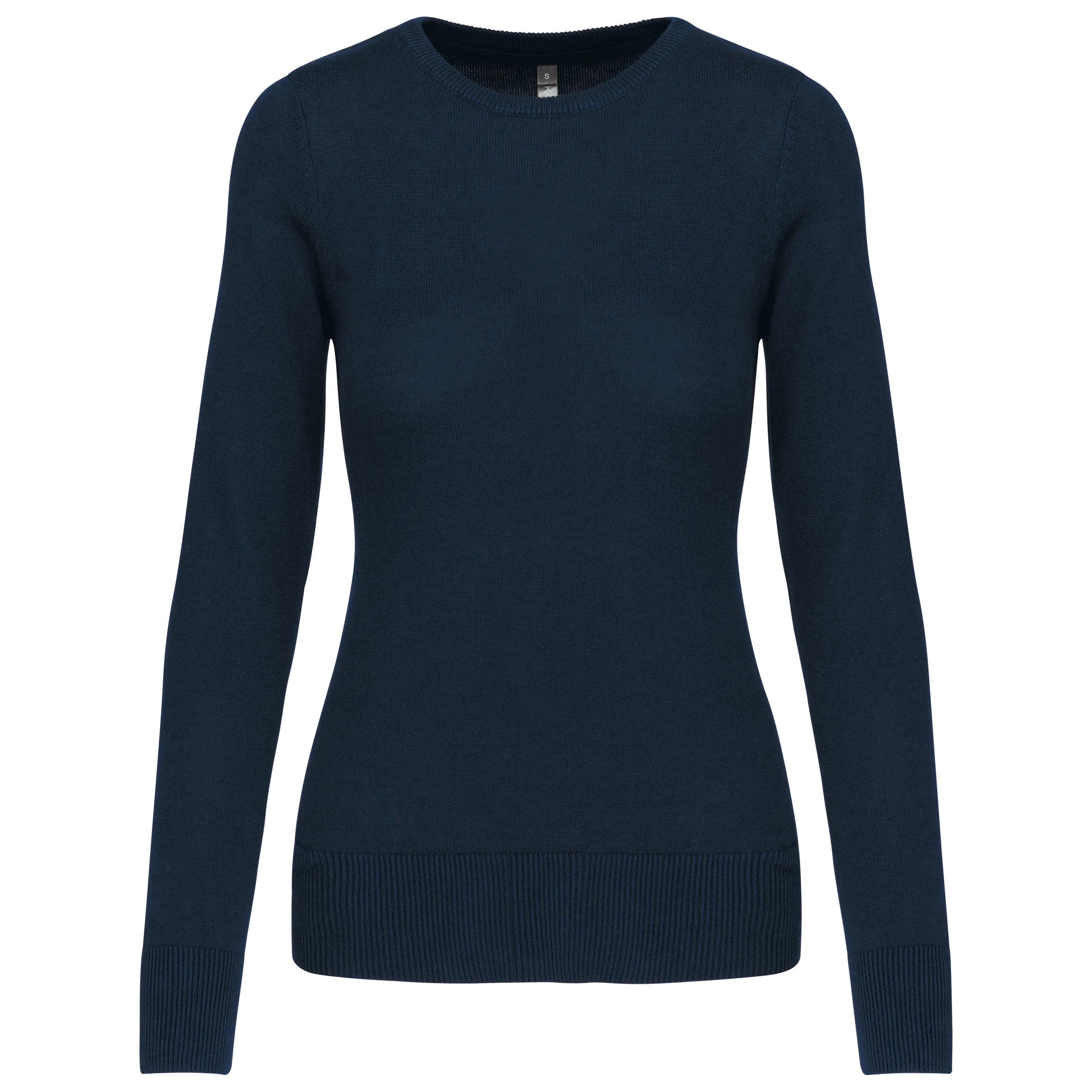 Jersey cuello redondo manga larga mujer