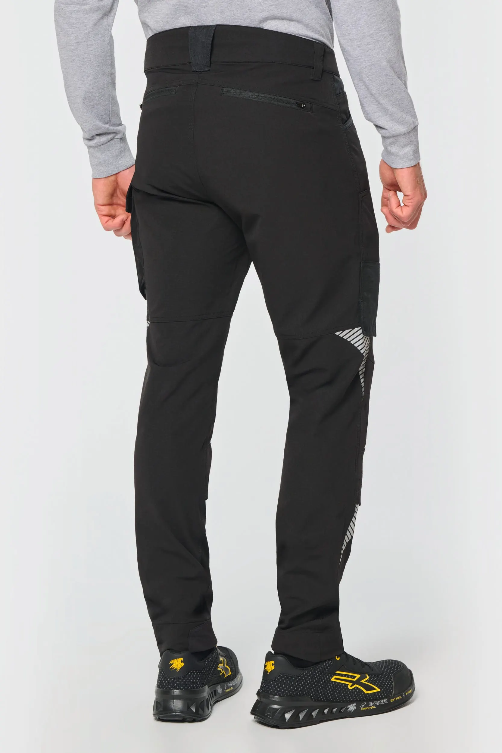 Pantalón stretch reciclado multibolsillos unisex