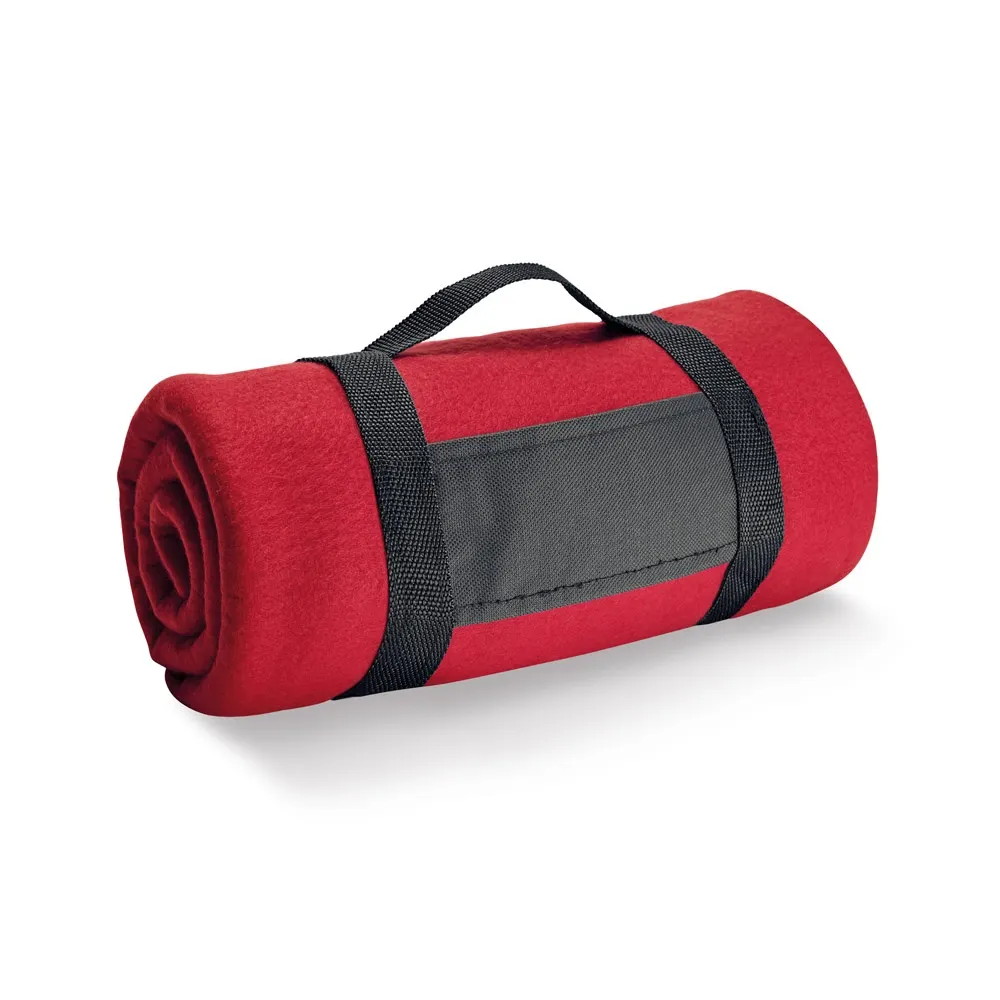 THORPE. Manta polar con asa desmontable (180 g/m²)
