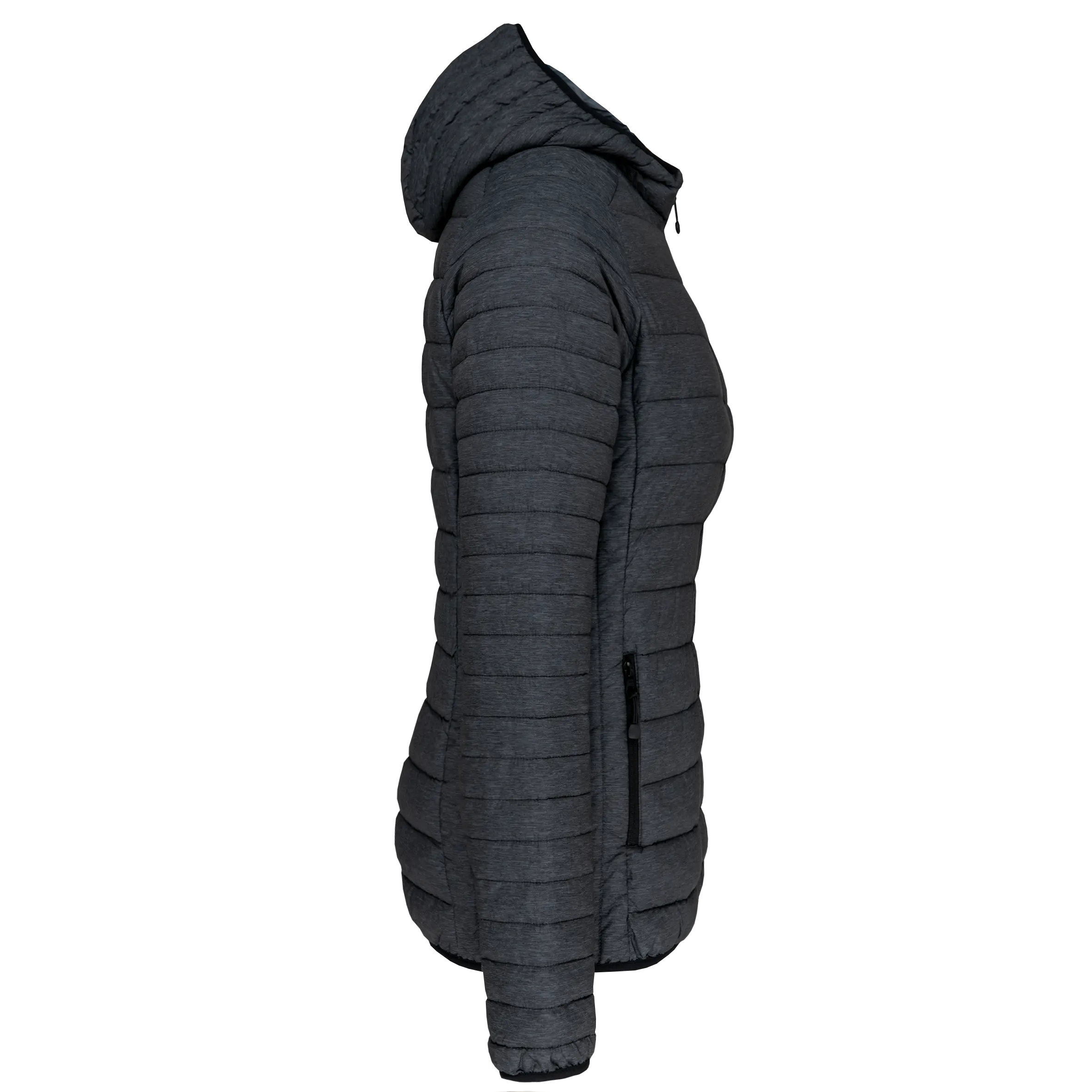 Chaqueta acolchada y ligera con capucha mujer