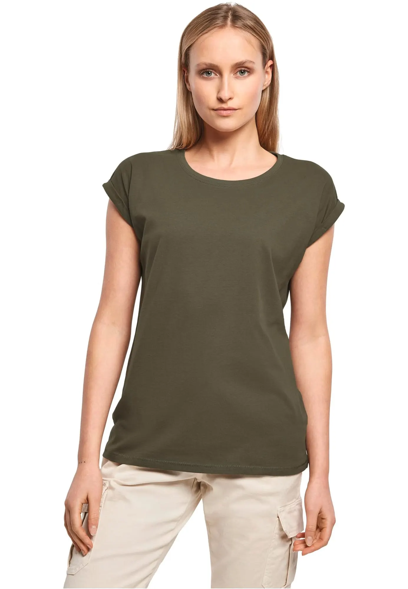 Camiseta ecorresponsable mangas vueltas mujer