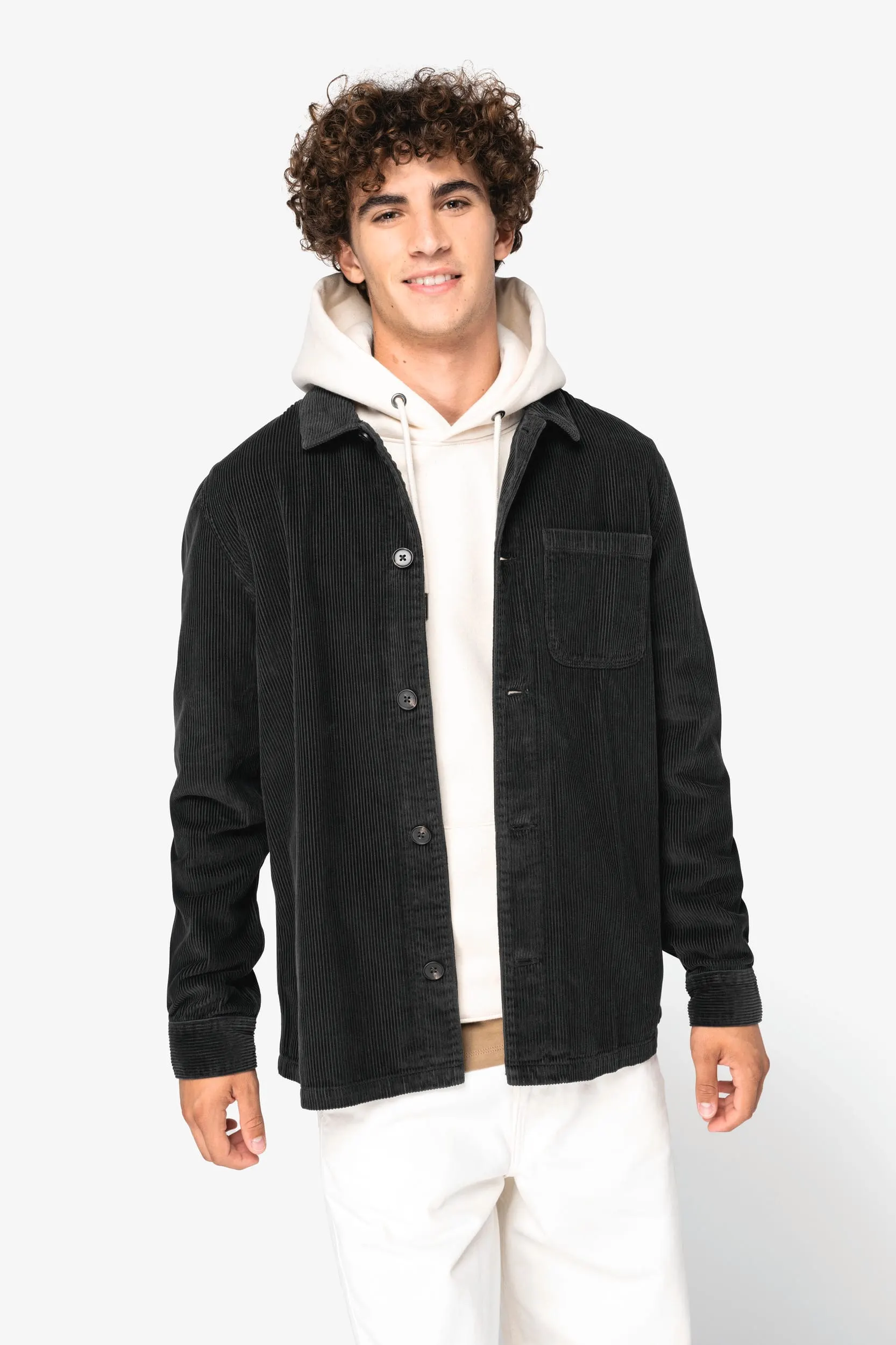 Chaqueta ecorresponsable de pana hombre