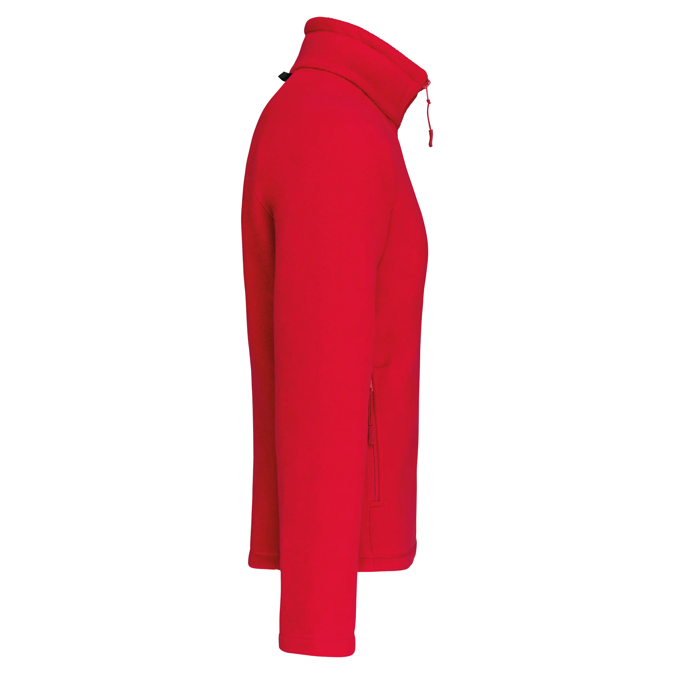 Chaqueta micropolar con cremallera y mangas raglán hombre