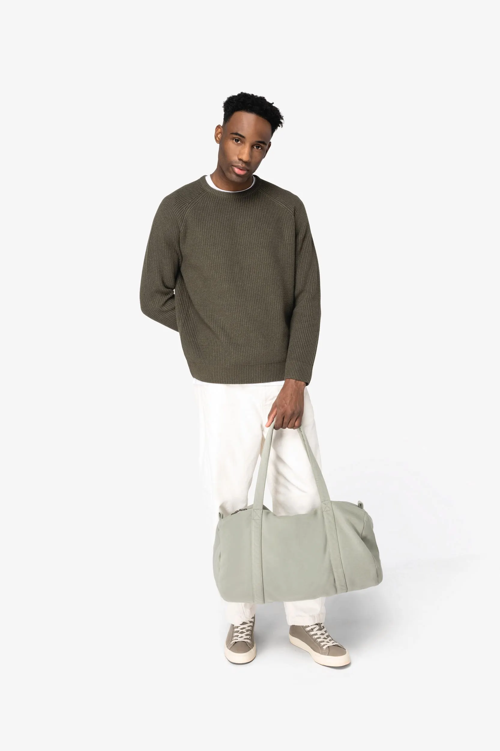 Bolsa cilíndrica de felpa