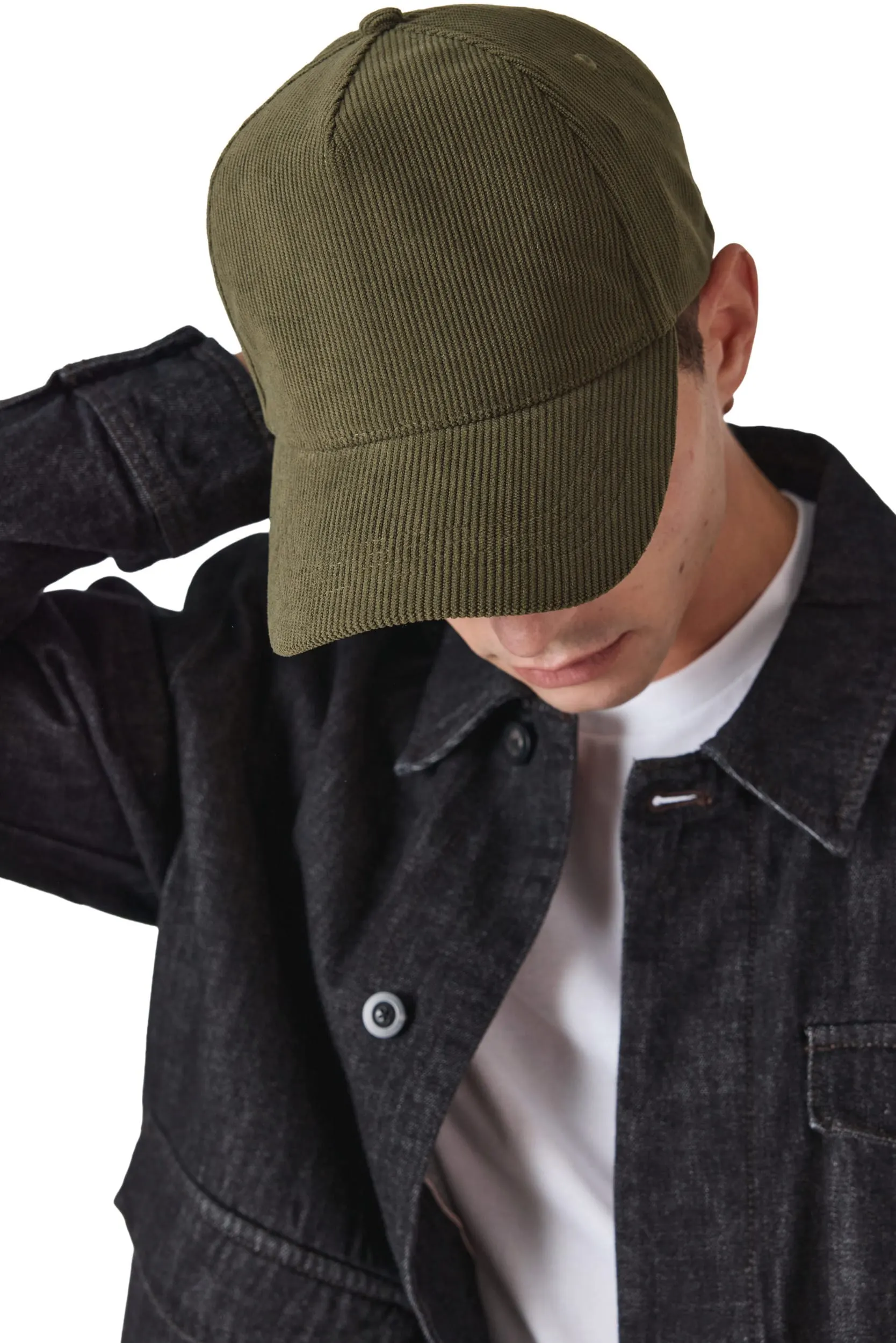 Gorra de pana de 5 paneles