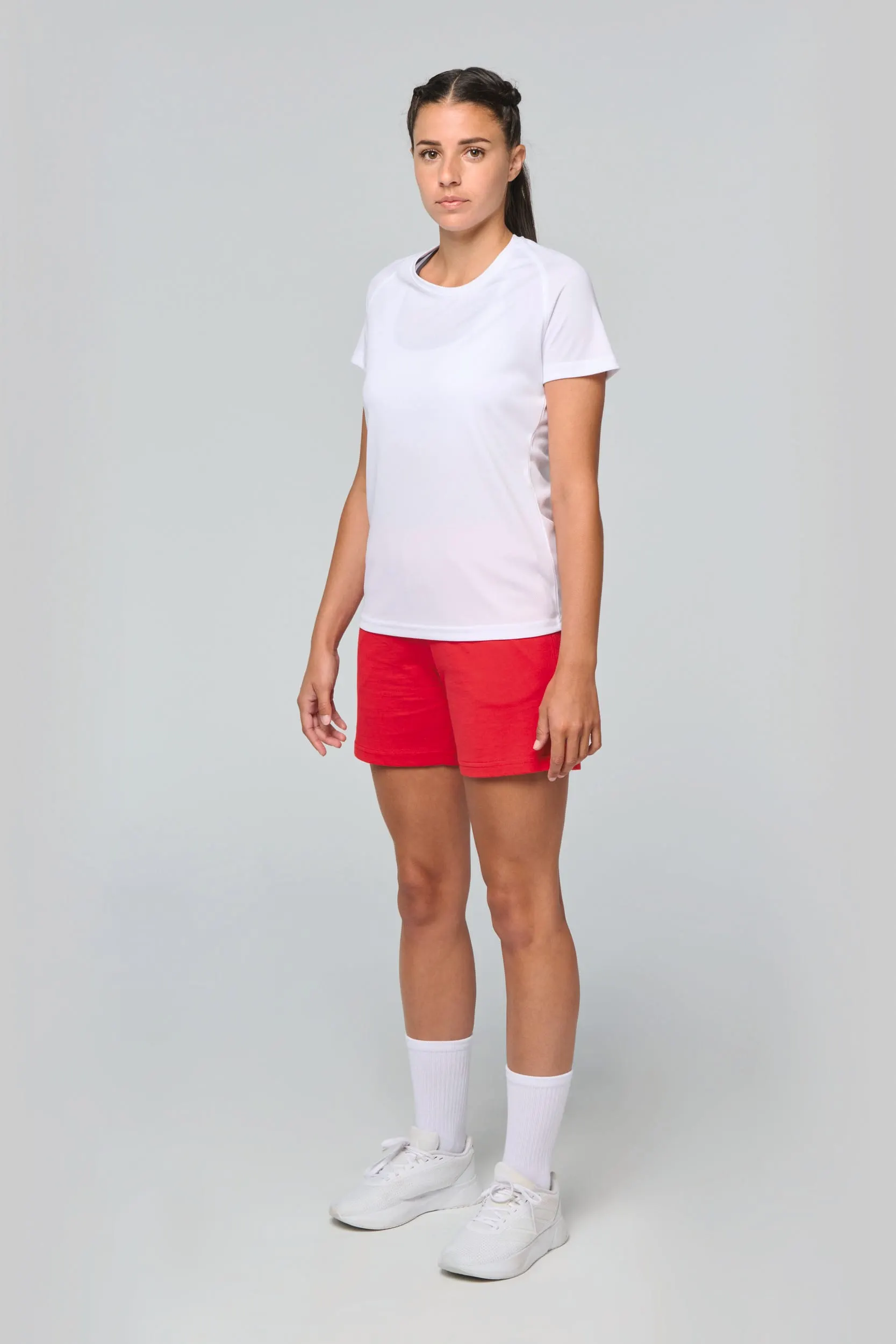 Short de punto jersey deportivo mujer