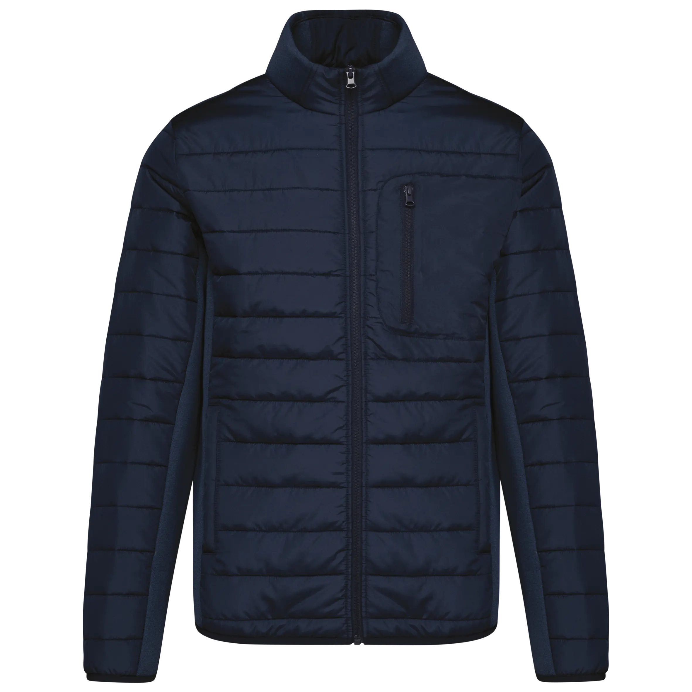 Chaqueta bimaterial hombre
