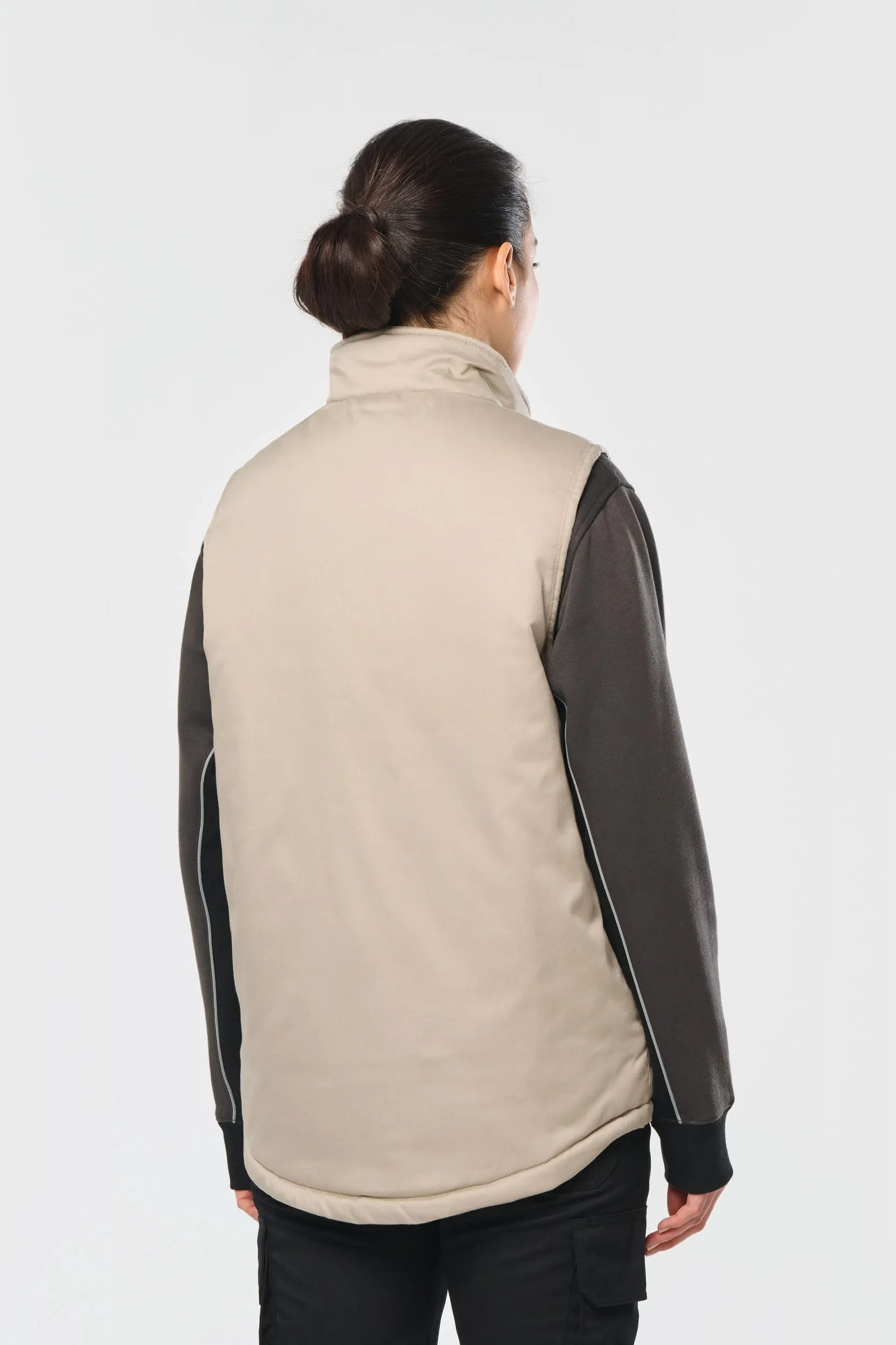Chaleco polialgodón multibolsillos acolchado - Unisex