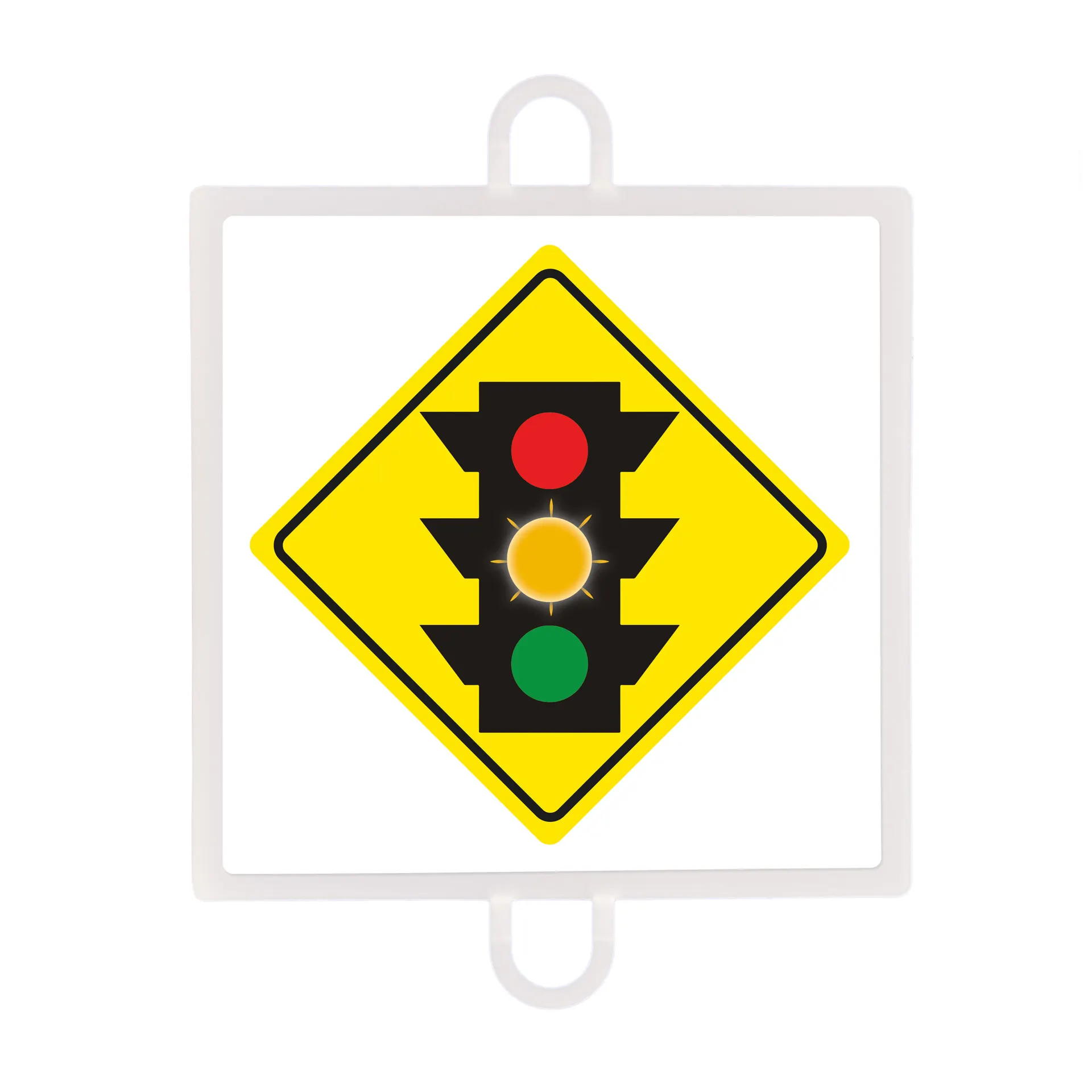 PANEL DE SEÑALIZACIÓN TRÁFICO DE ADVERTENCIA Nº 2 (SEMÁFORO AMBAR)