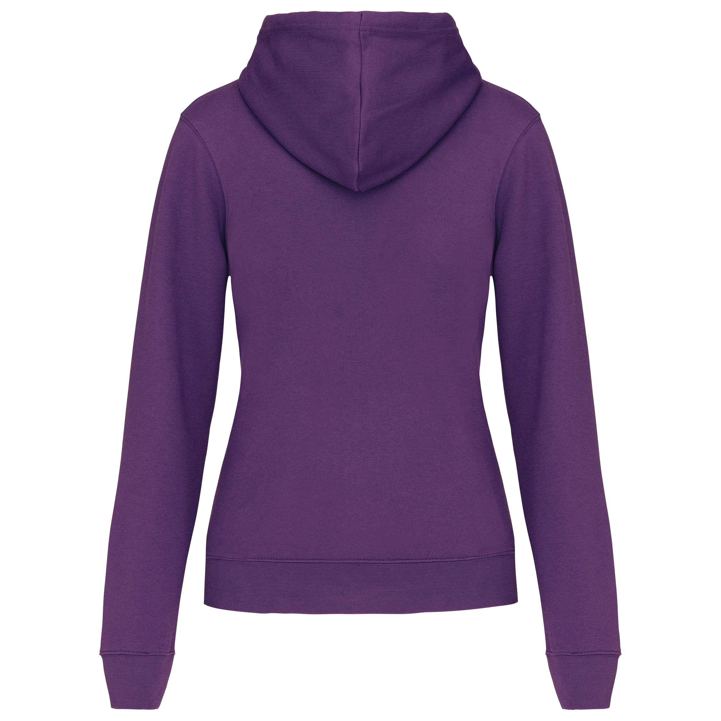 Sudadera capucha contrastada mujer
