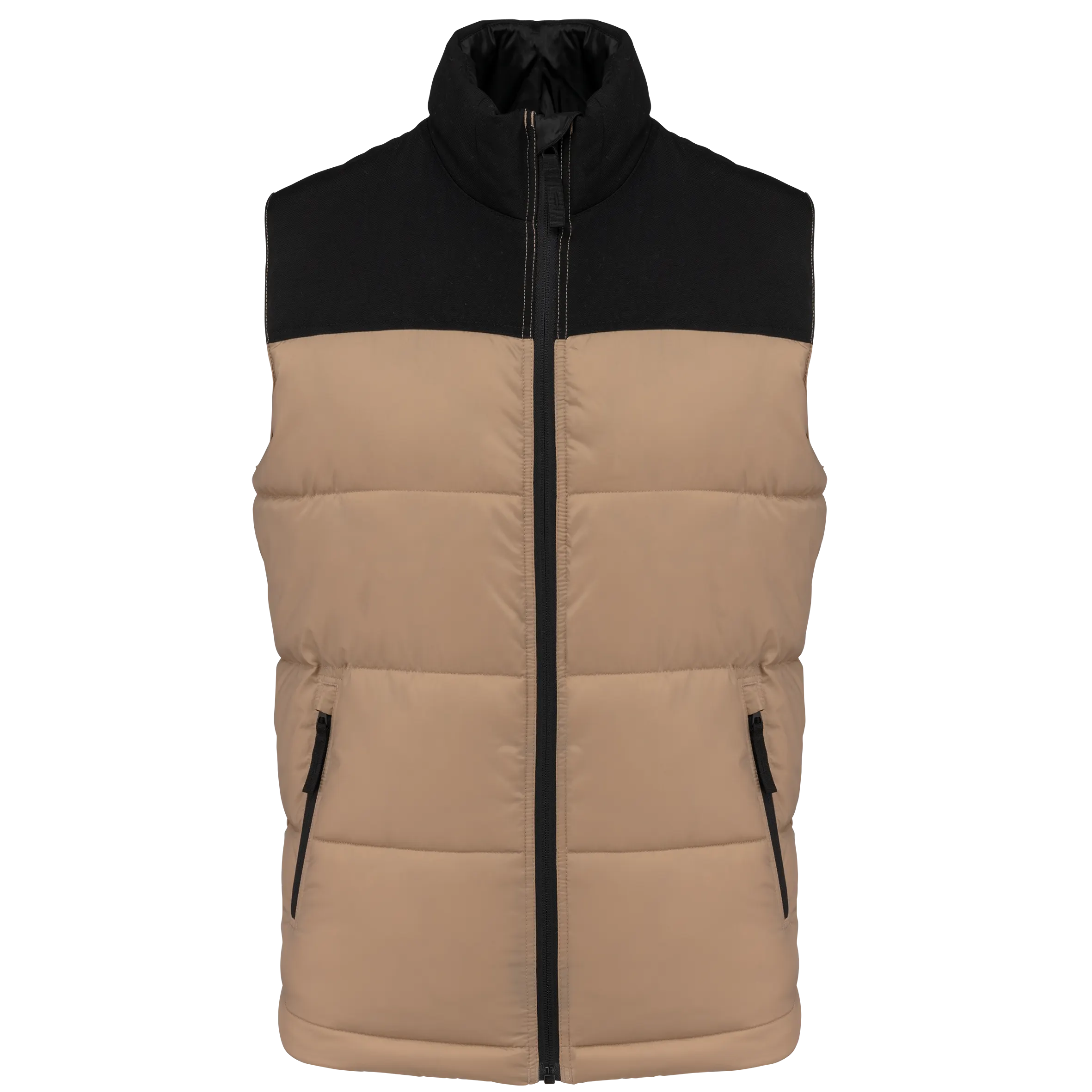 Chaleco acolchado bicolor unisex