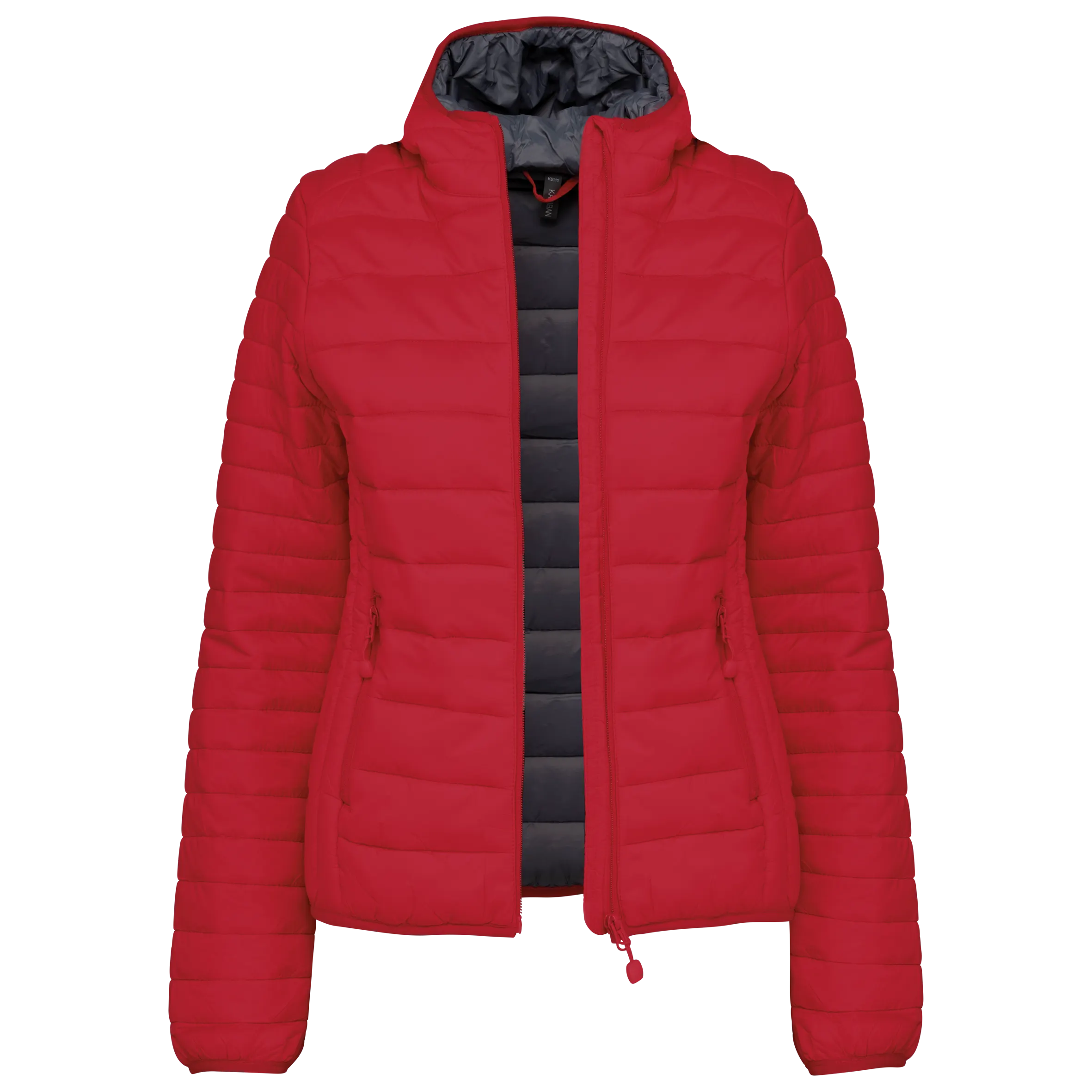 Chaqueta acolchada y ligera con capucha mujer