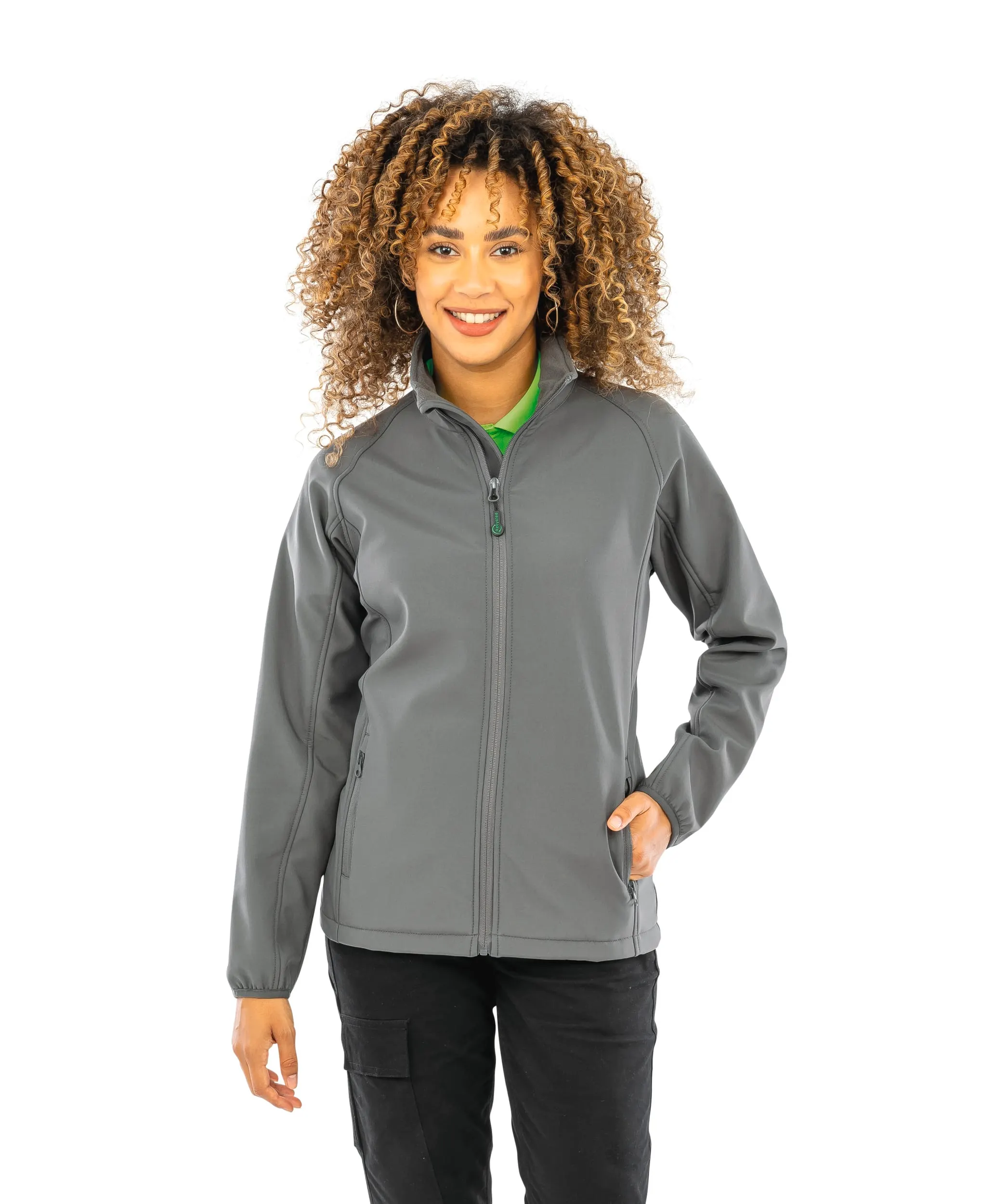 Chaqueta softshell material reciclado mujer