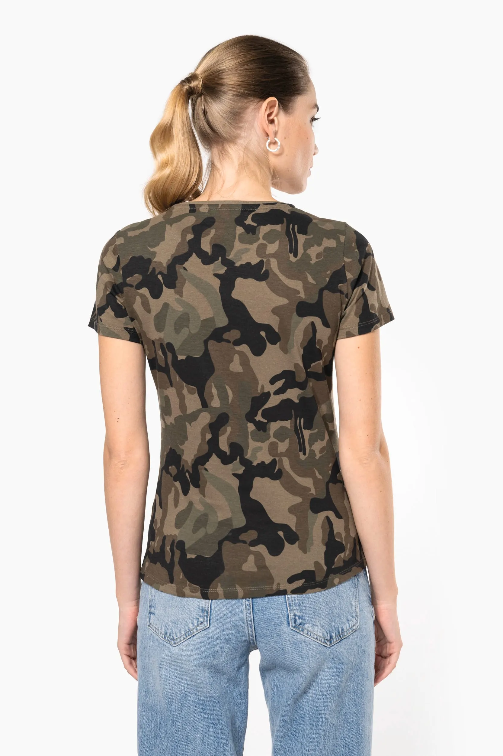 Camiseta camuflaje mujer