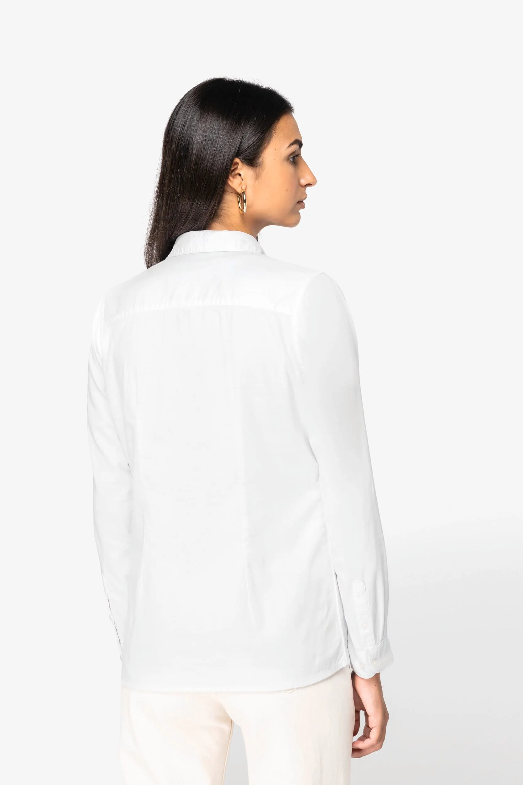 Camisa ecorresponsable efecto lavado mujer
