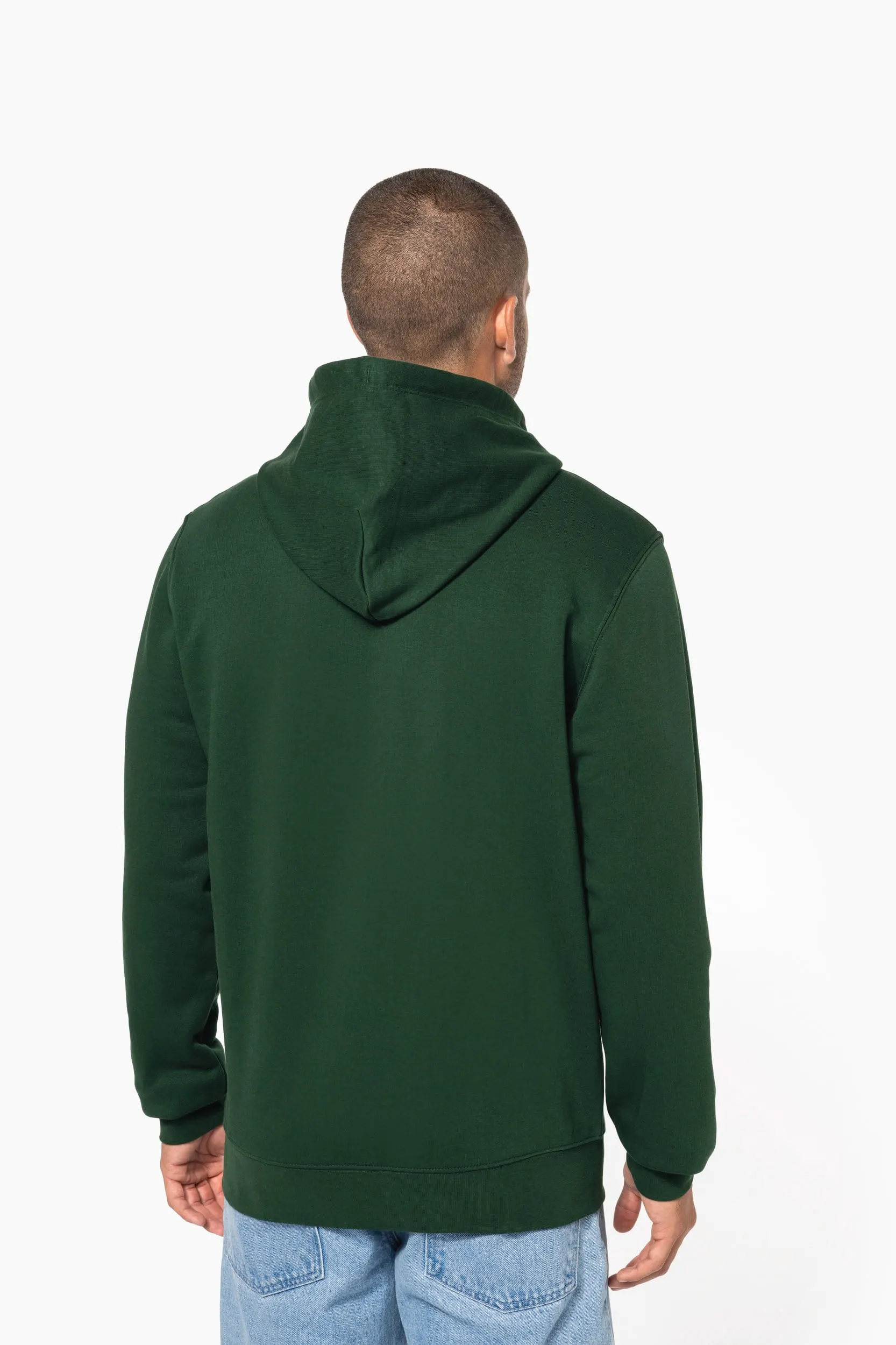 Sudadera capucha ecorresponsable hombre