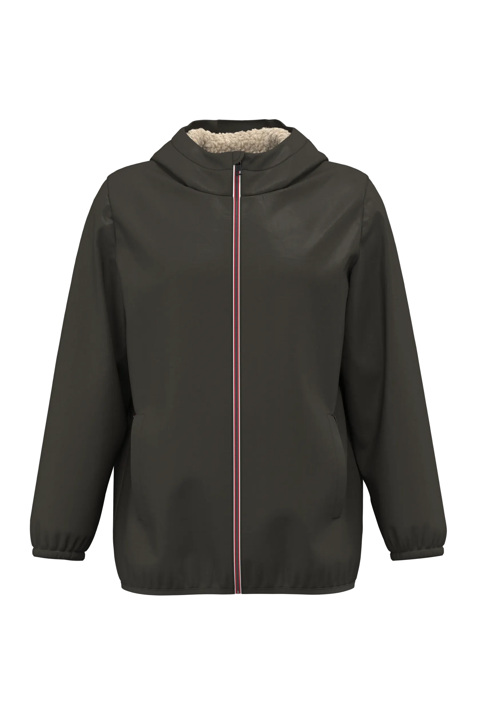 Chaqueta con forro de sherpa unisex