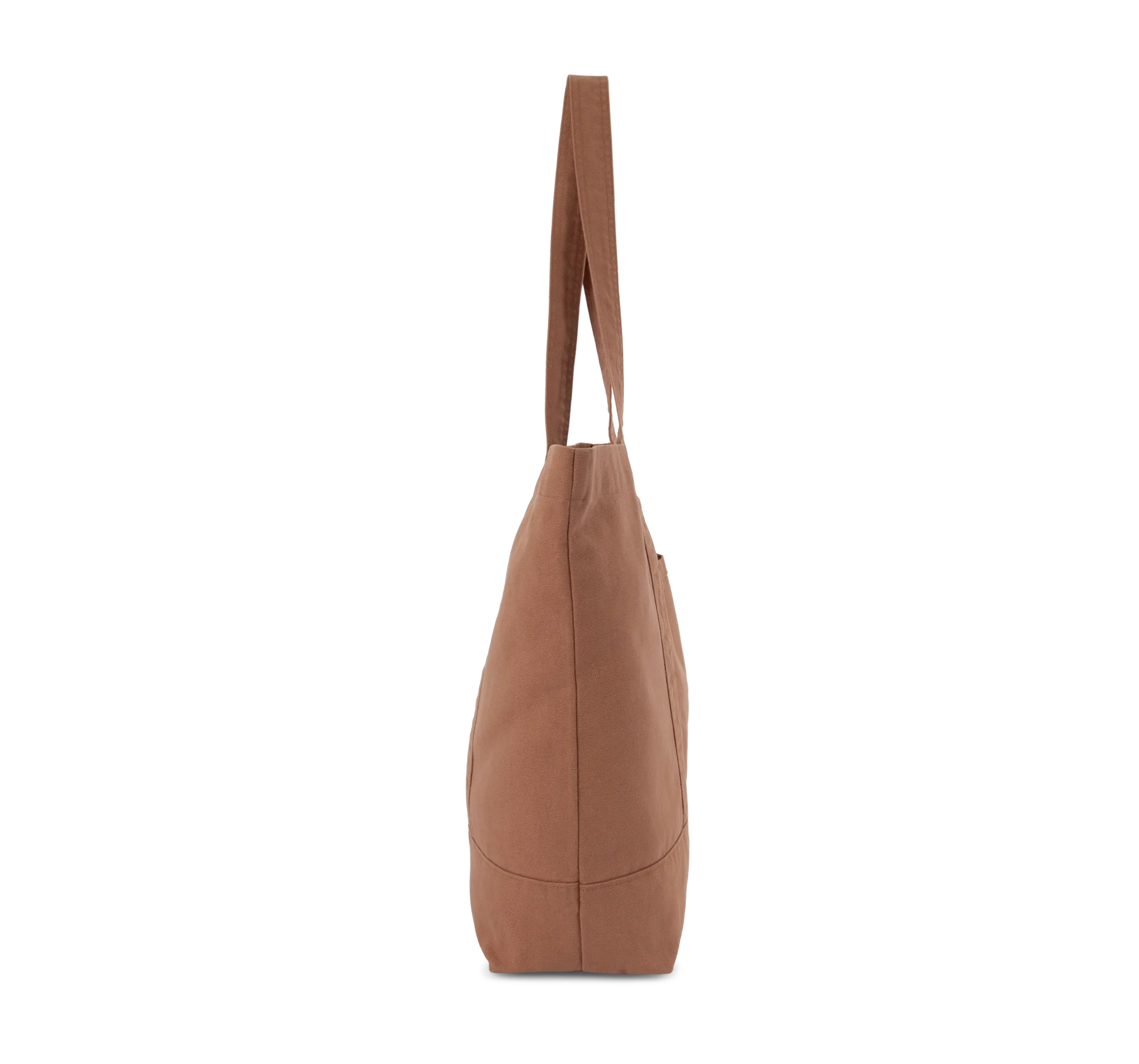 Bolsa shopper grande con bolsillo lateral