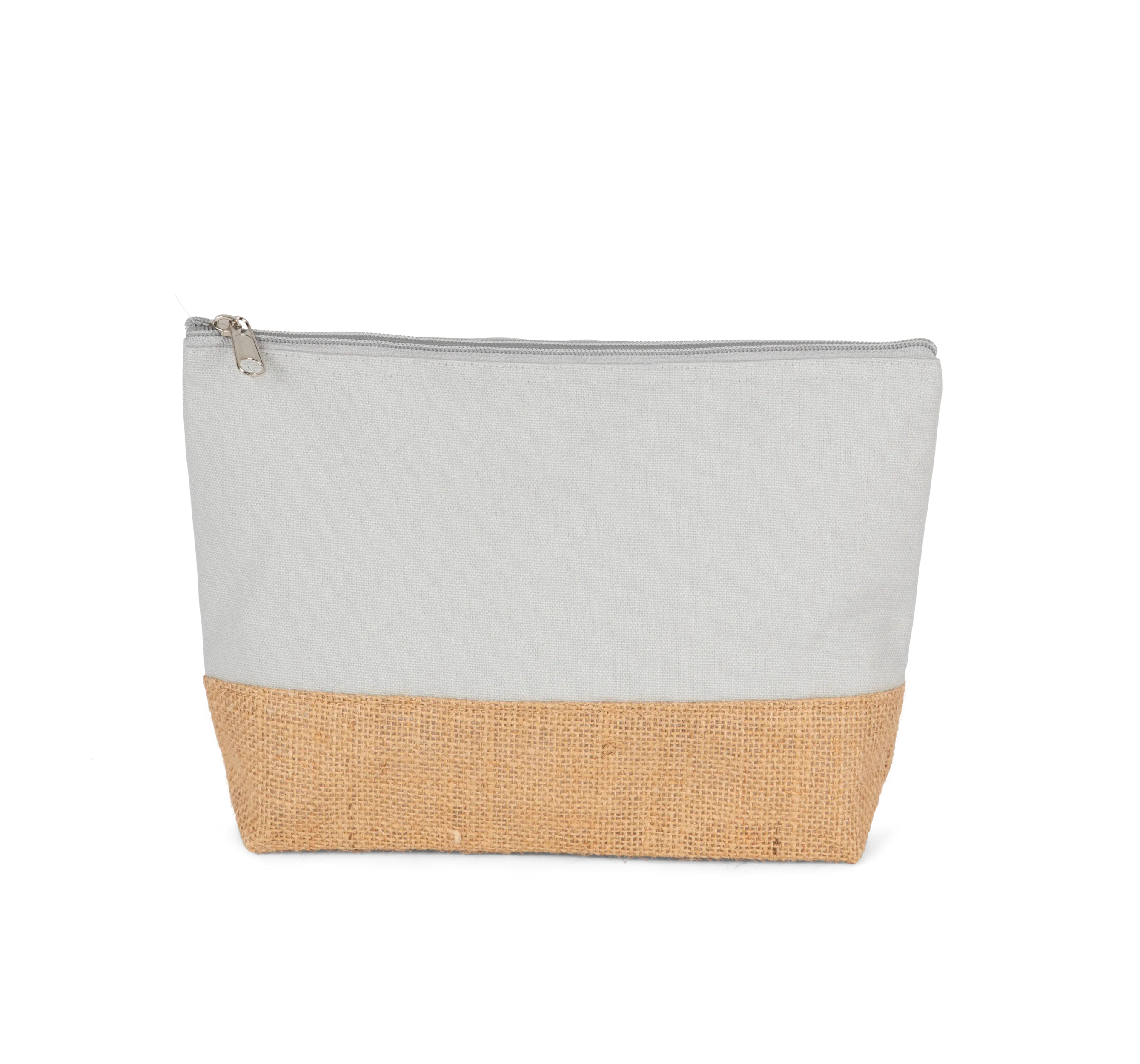 Estuche de algodón canvas y yute