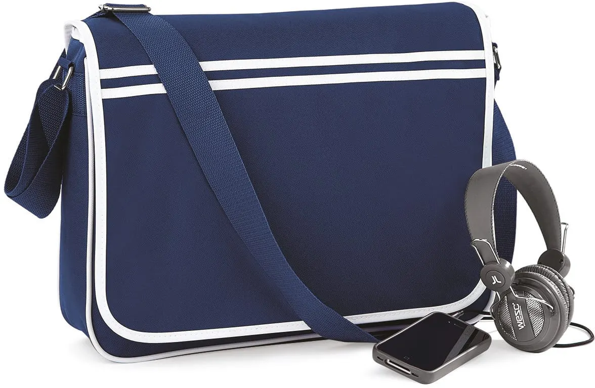Bolsa retro estilo mensajero